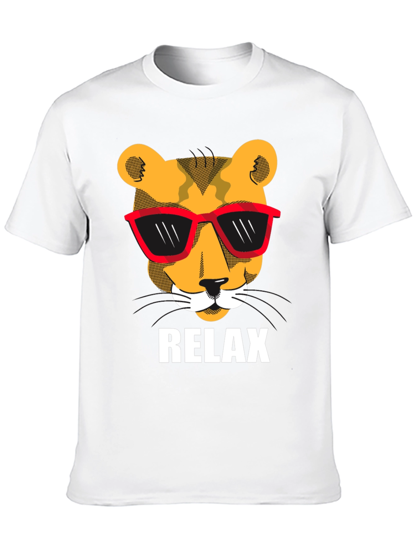 Cool Cat Relax T-Shirt - Unisex Black Tee