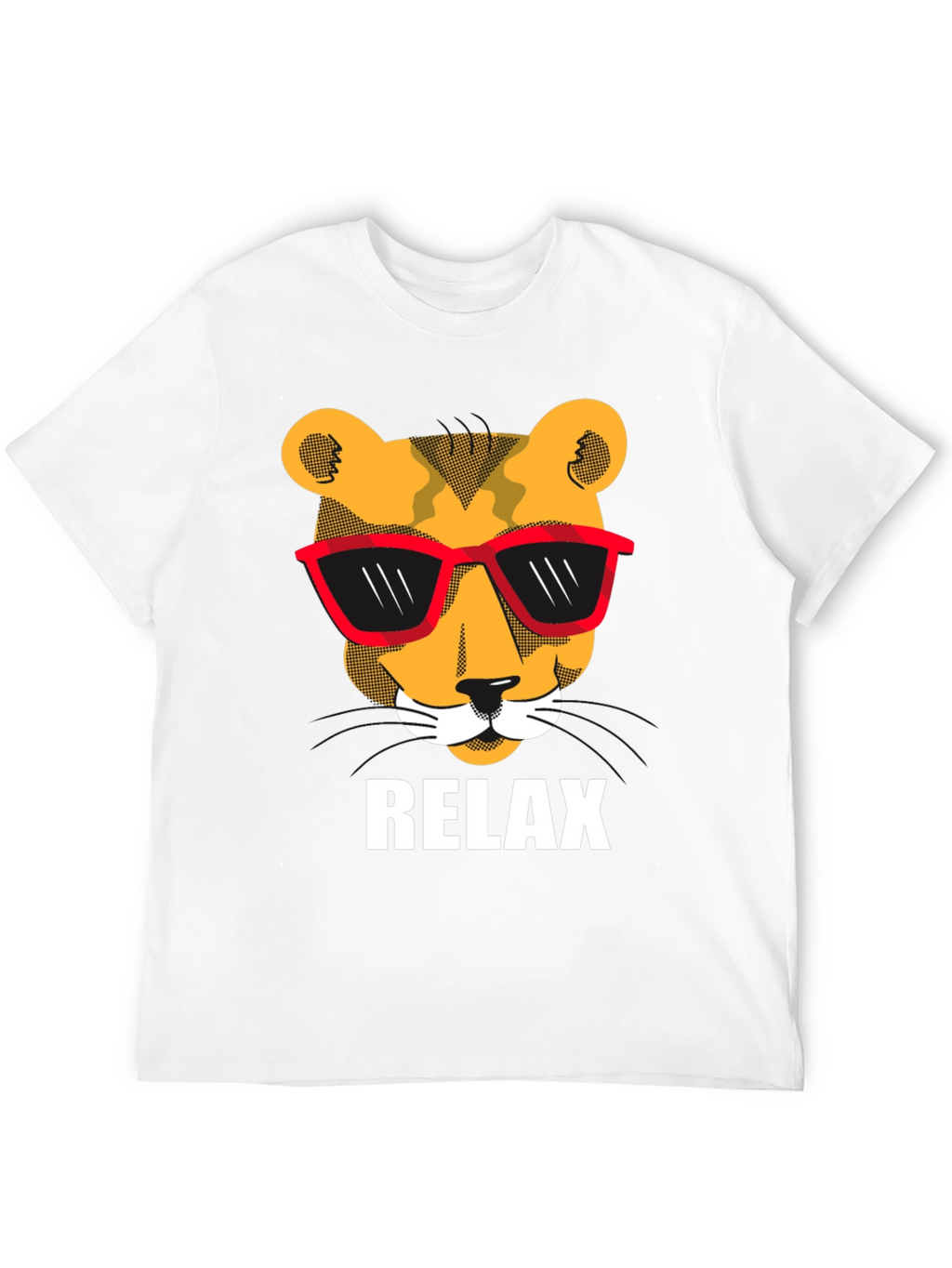 Cool Cat Relax T-Shirt - Unisex Black Tee