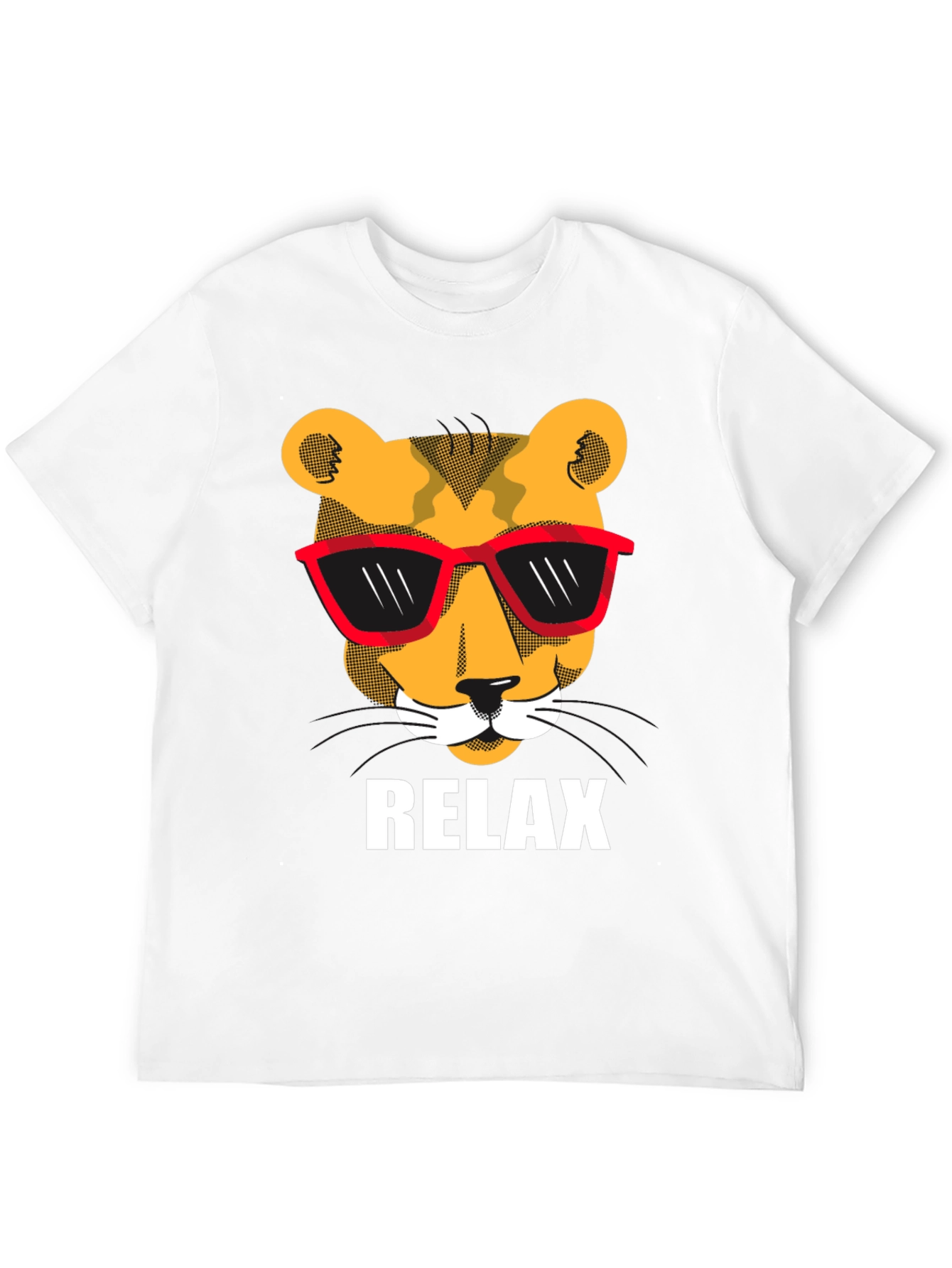 Cool Cat Relax T-Shirt - Unisex Black Tee
