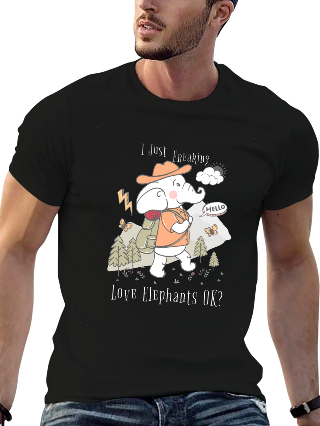 Elephant Lover Graphic Tee