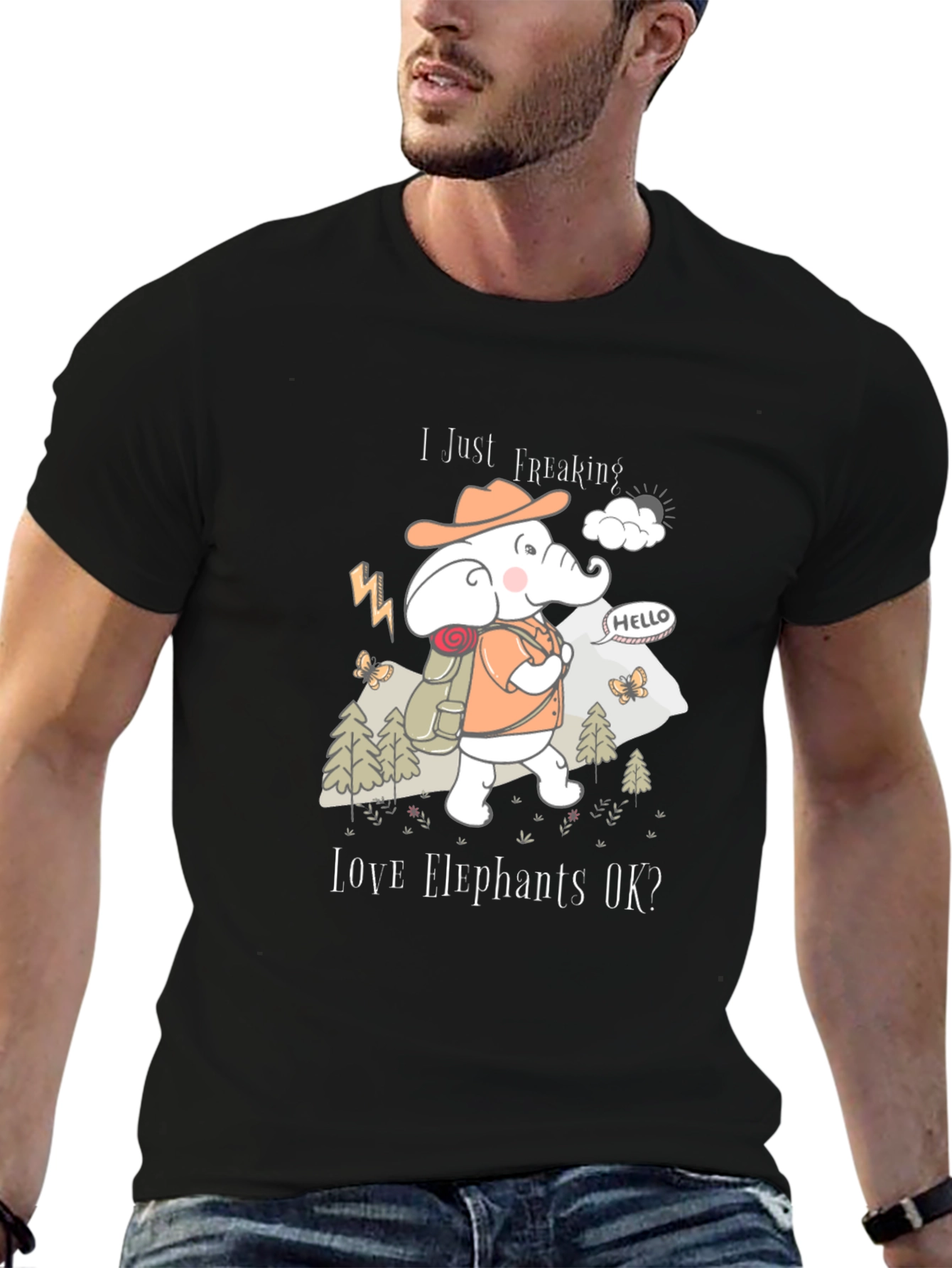 Elephant Lover Graphic Tee