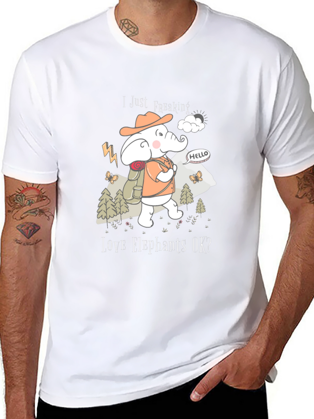 Elephant Lover Graphic Tee
