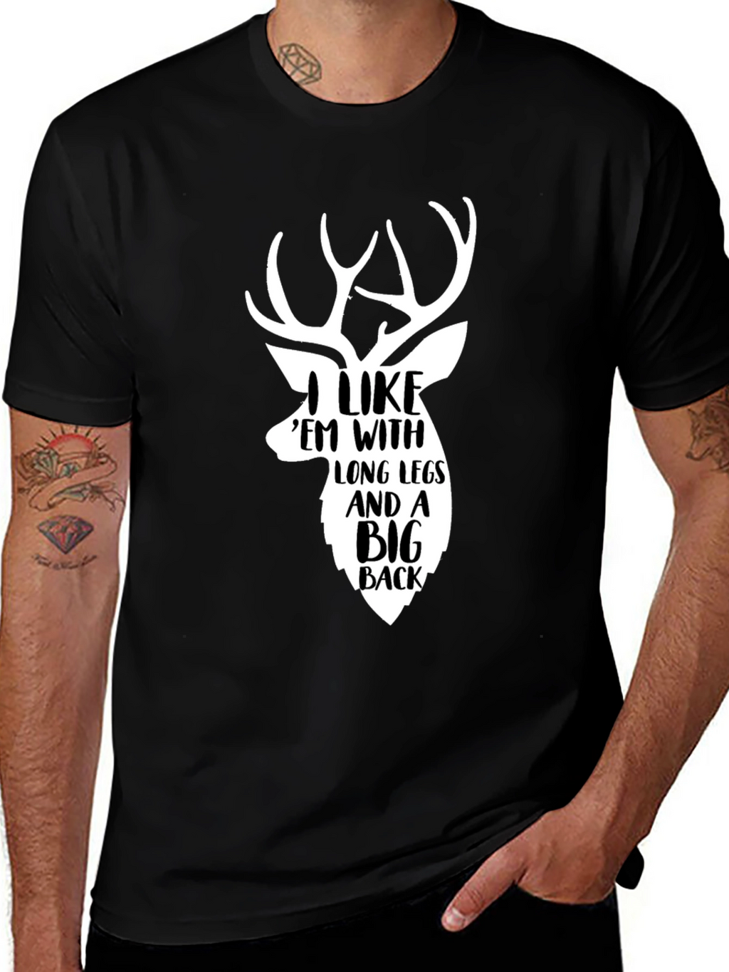 Deer Hunter T-Shirt: I Like Em With Long Legs