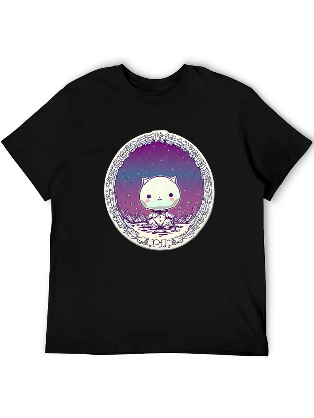 Cute Cat Galaxy T-Shirt