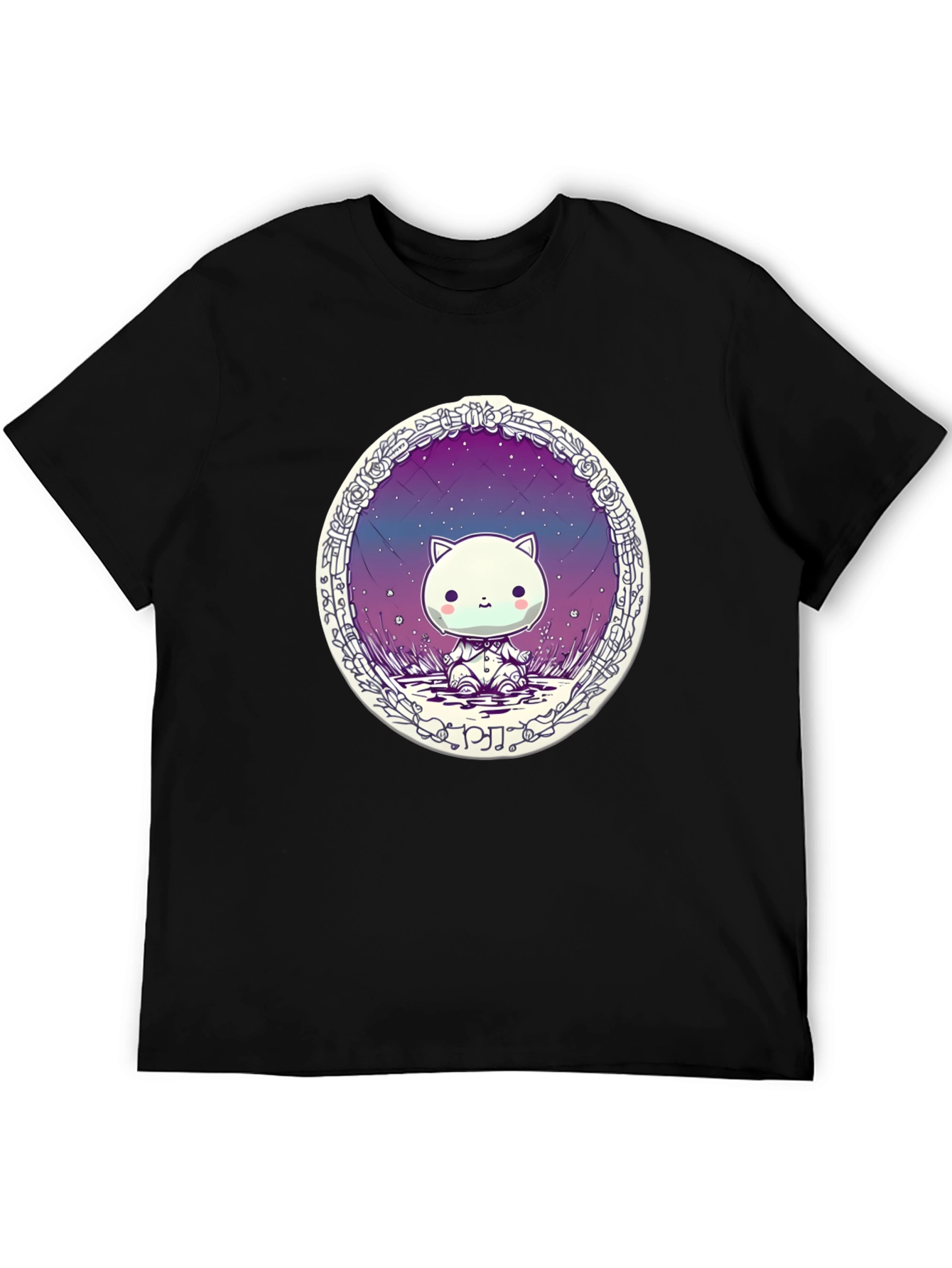 Cute Cat Galaxy T-Shirt