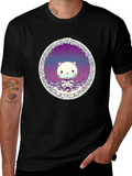 Cute Cat Galaxy T-Shirt