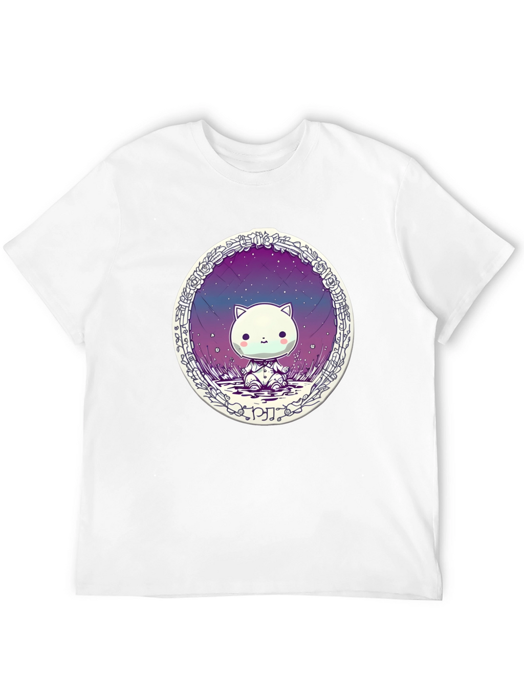 Cute Cat Galaxy T-Shirt