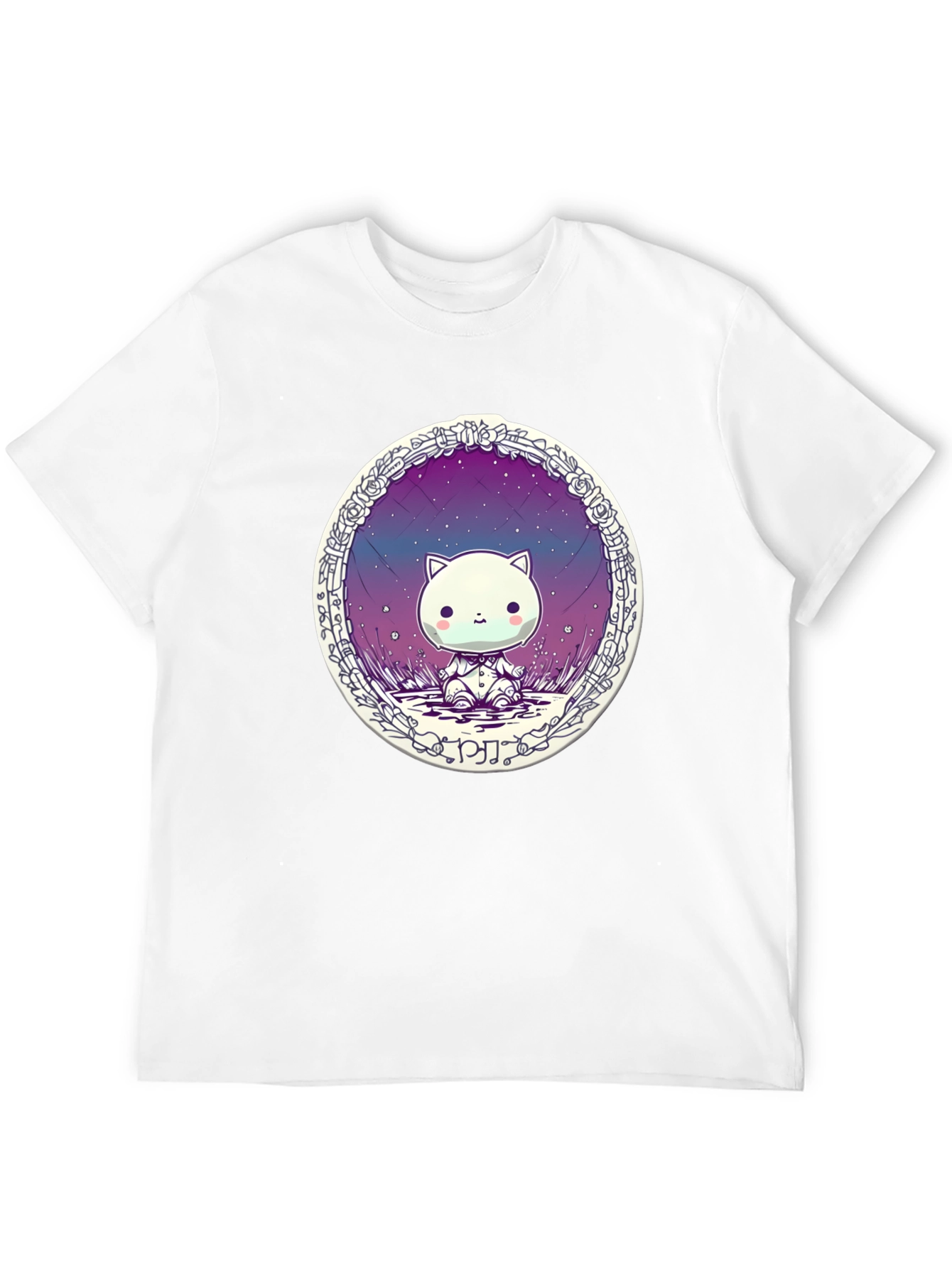 Cute Cat Galaxy T-Shirt