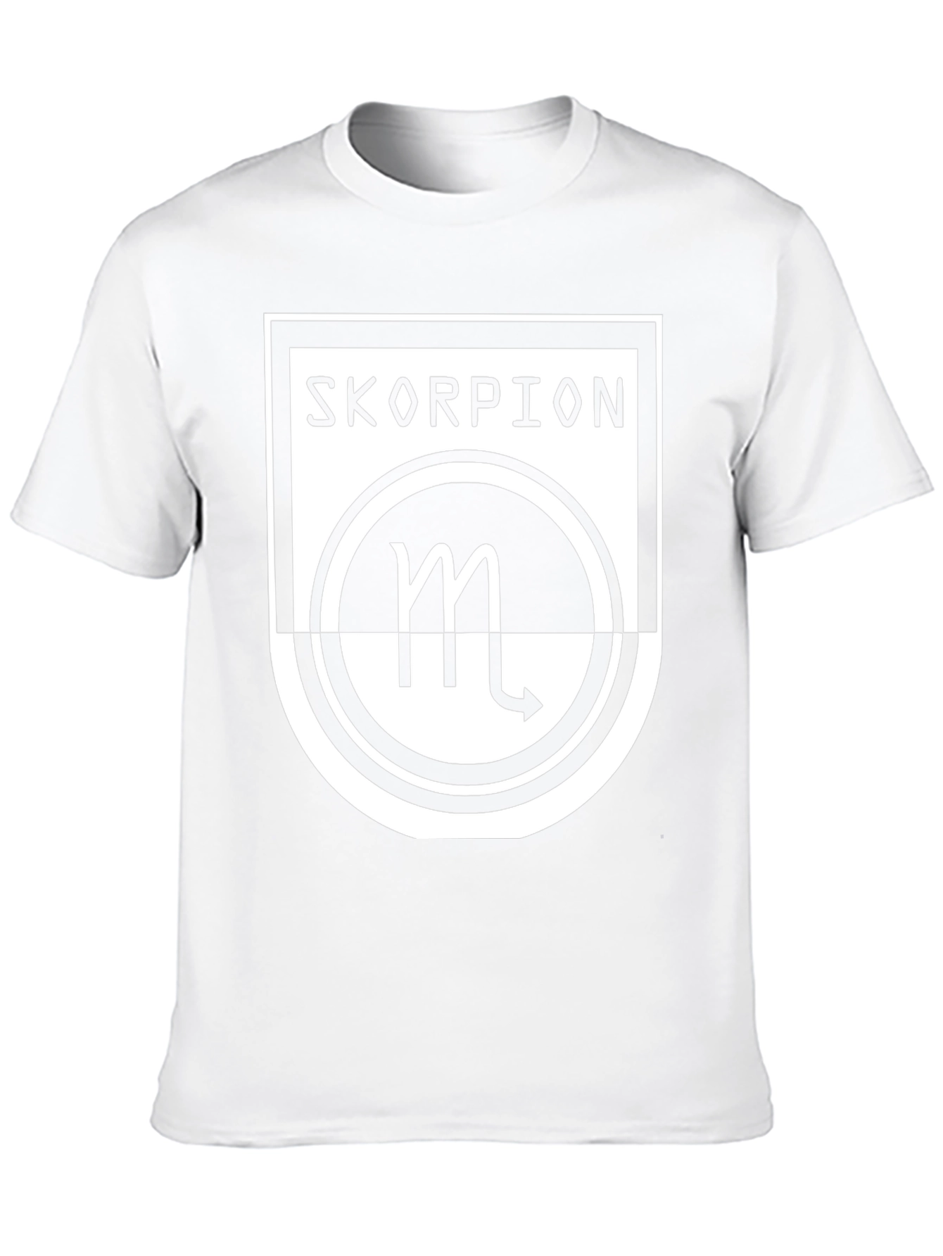 Skorpion Zodiac Graphic Tee - Black Cotton T-Shirt