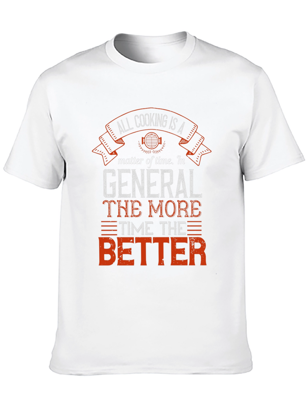 All Cooking is a Matter of Time Black T-Shirt