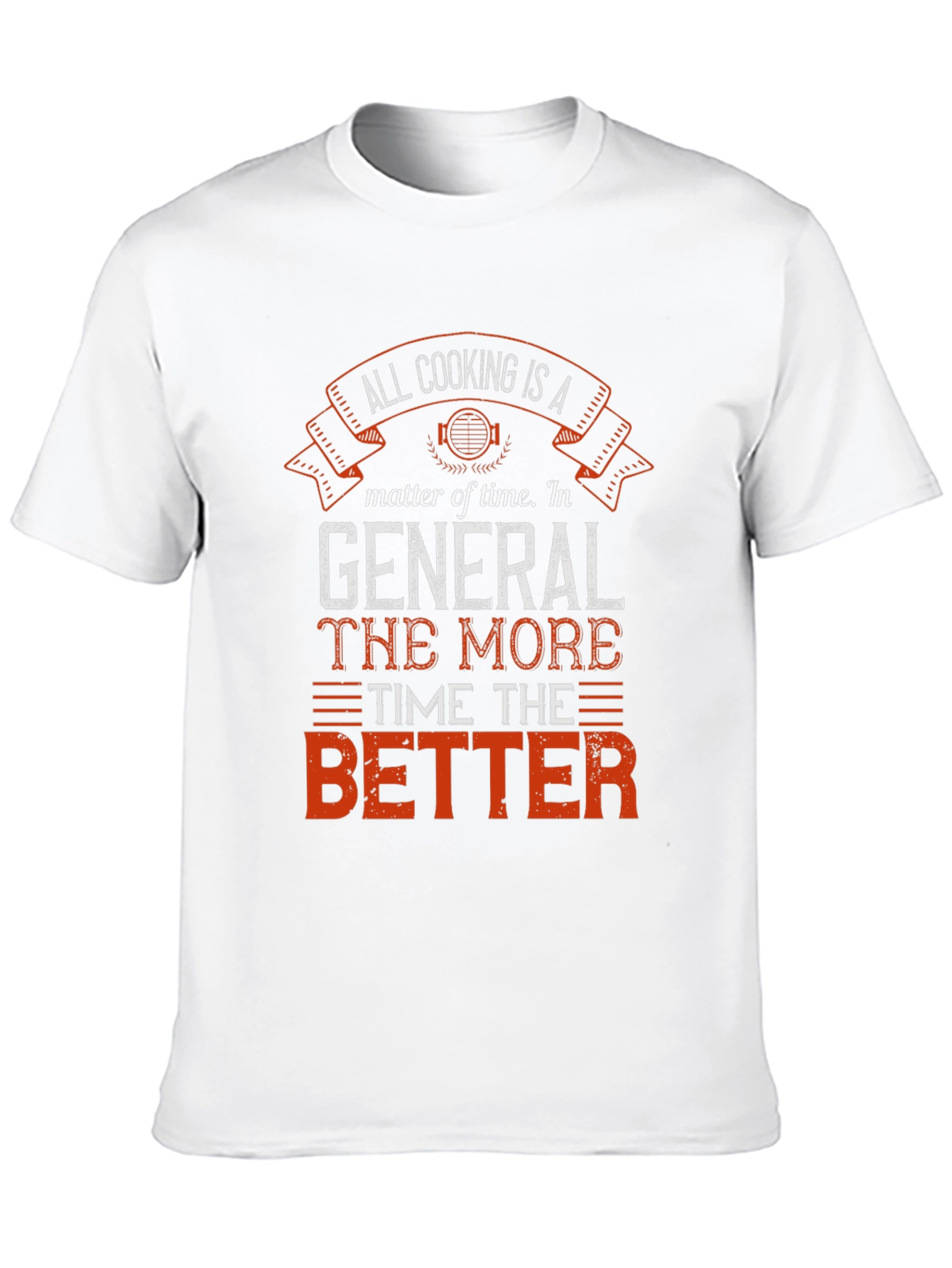 All Cooking is a Matter of Time Black T-Shirt