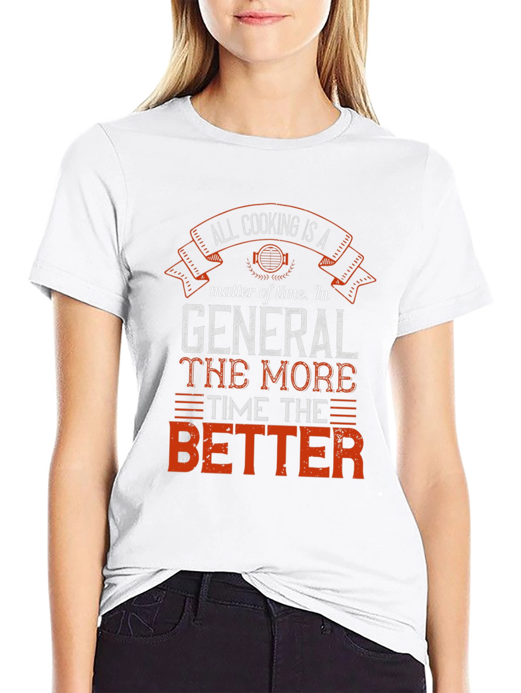 All Cooking is a Matter of Time Black T-Shirt