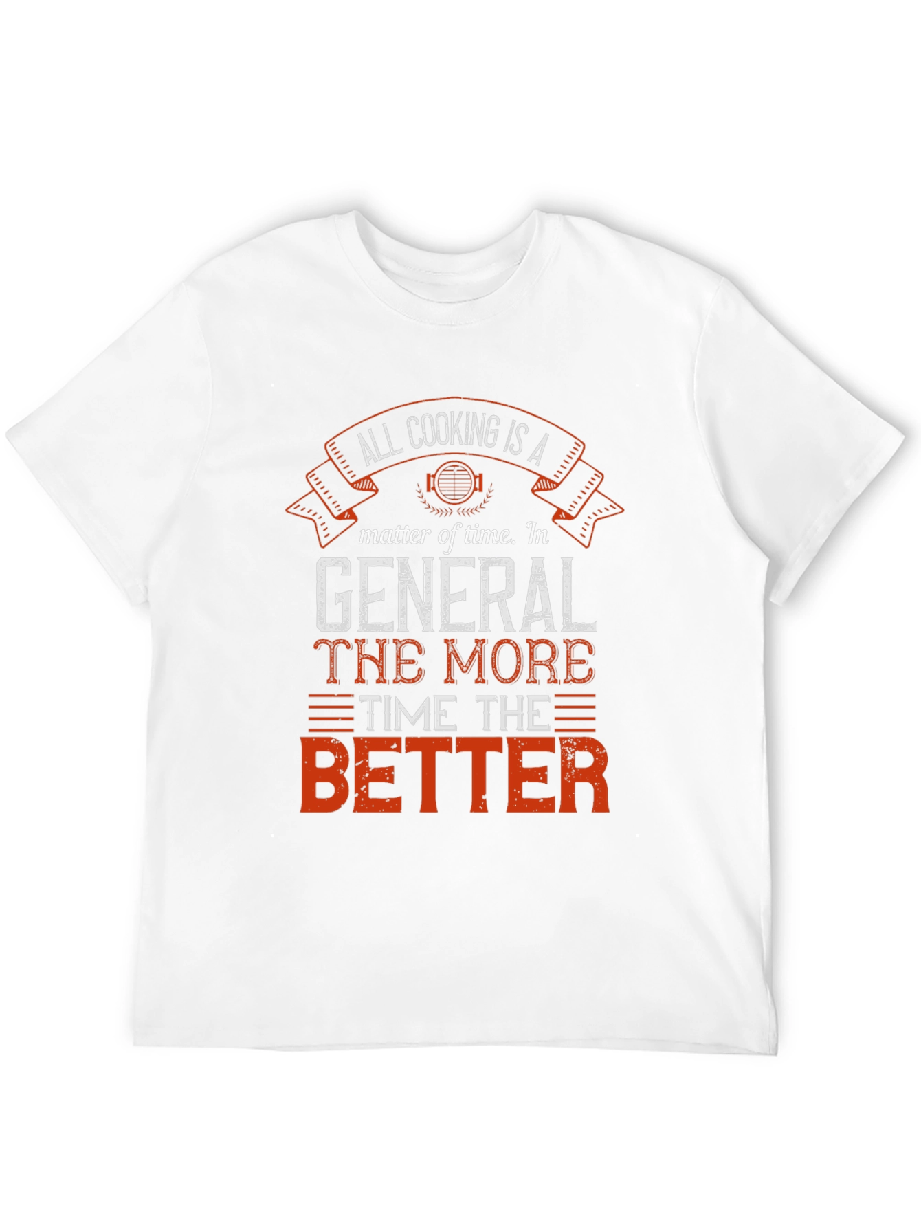 All Cooking is a Matter of Time Black T-Shirt