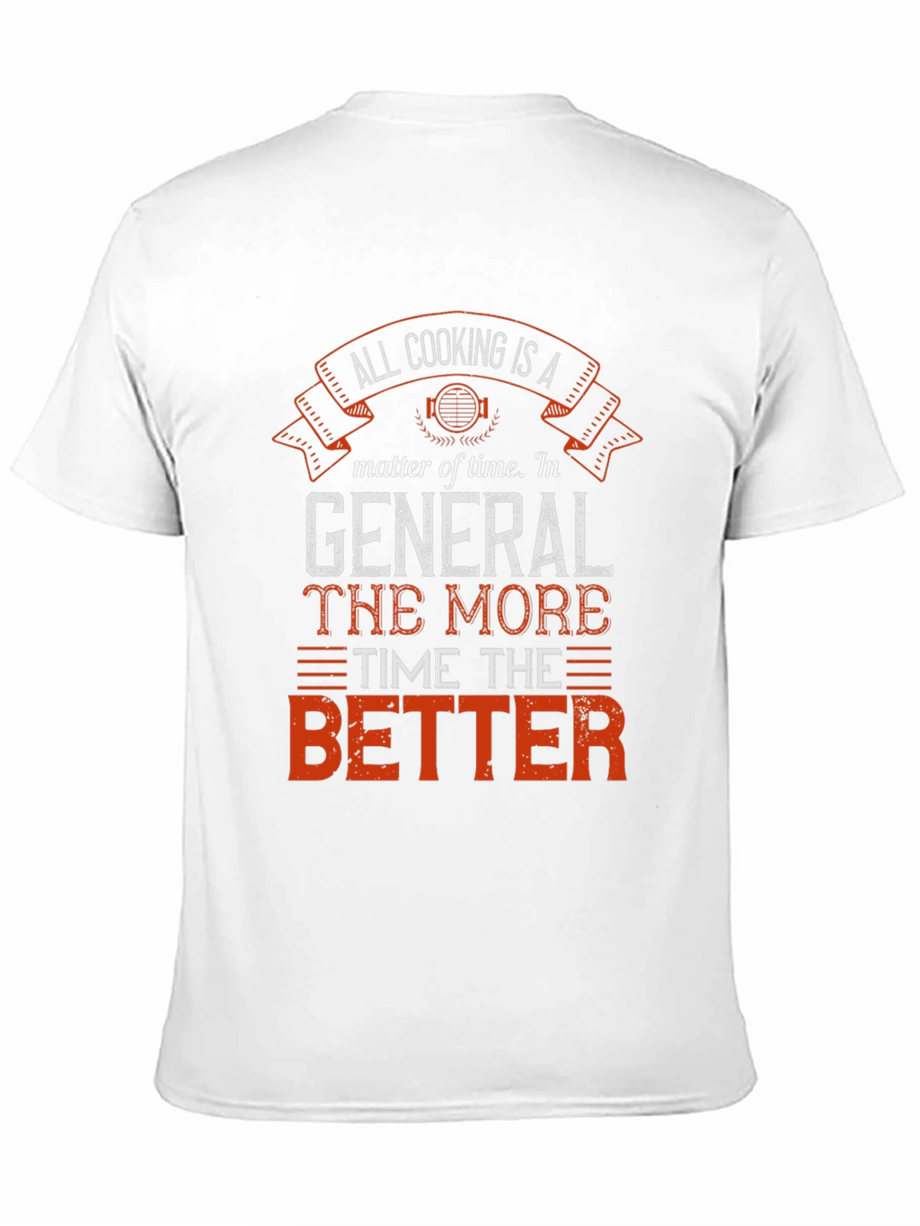 All Cooking is a Matter of Time Black T-Shirt