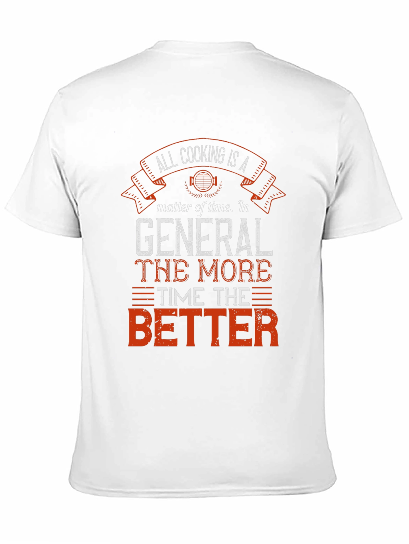 All Cooking is a Matter of Time Black T-Shirt
