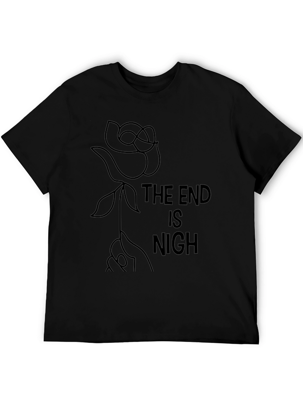 The End is Nigh Graphic Tee - Black