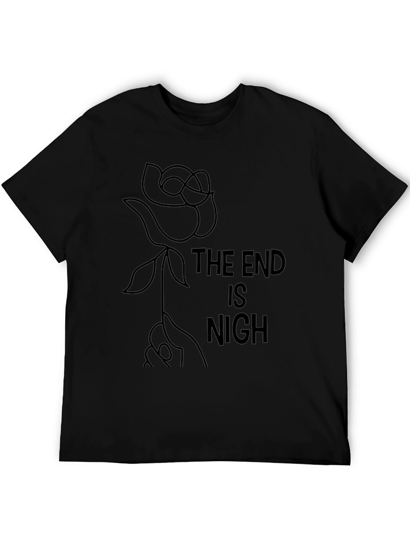 The End is Nigh Graphic Tee - Black