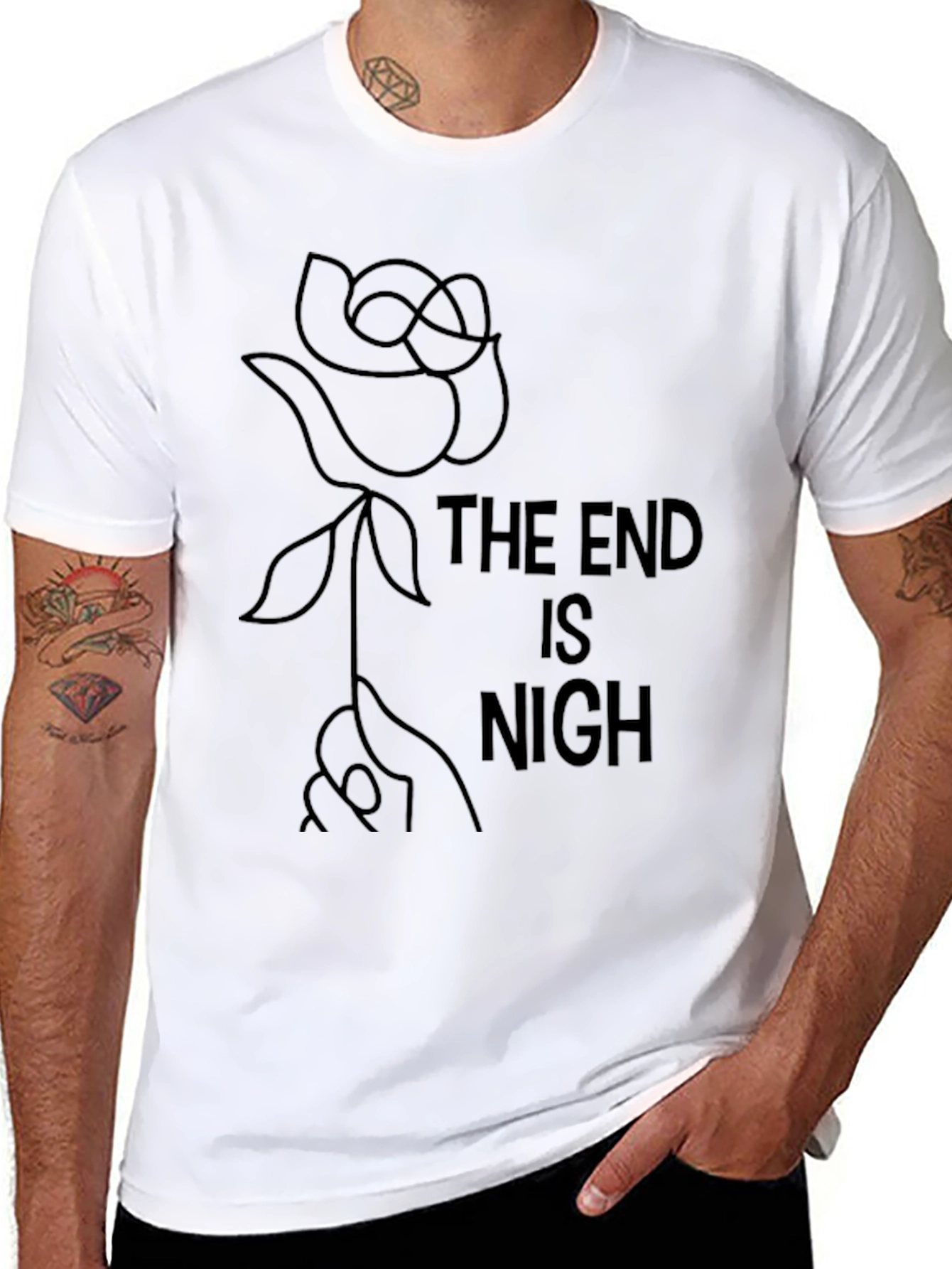 The End is Nigh Graphic Tee - Black