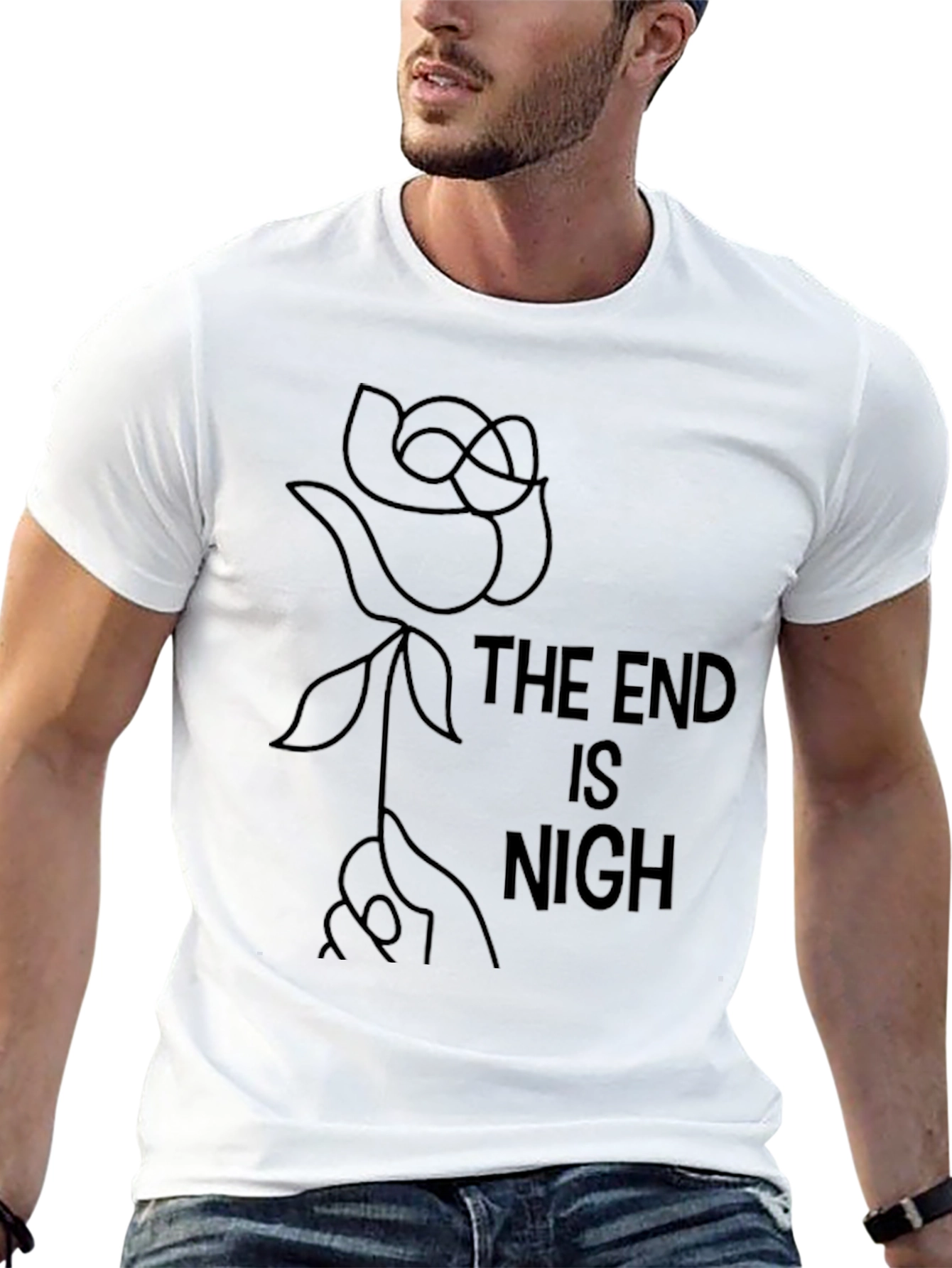 The End is Nigh Graphic Tee - Black