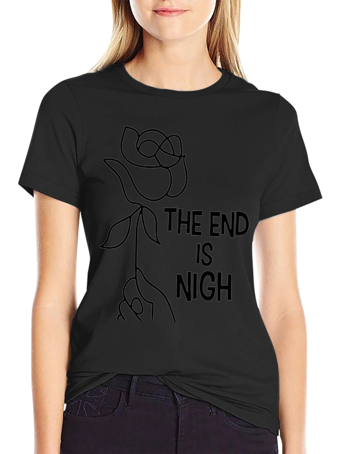 The End is Nigh Graphic Tee - Black
