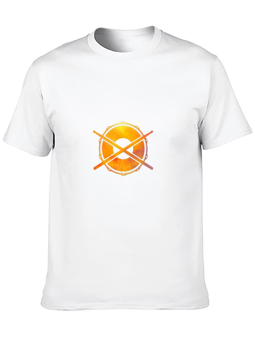 Drum Kit Graphic Tee - Musicians Black Cotton T-Shirt