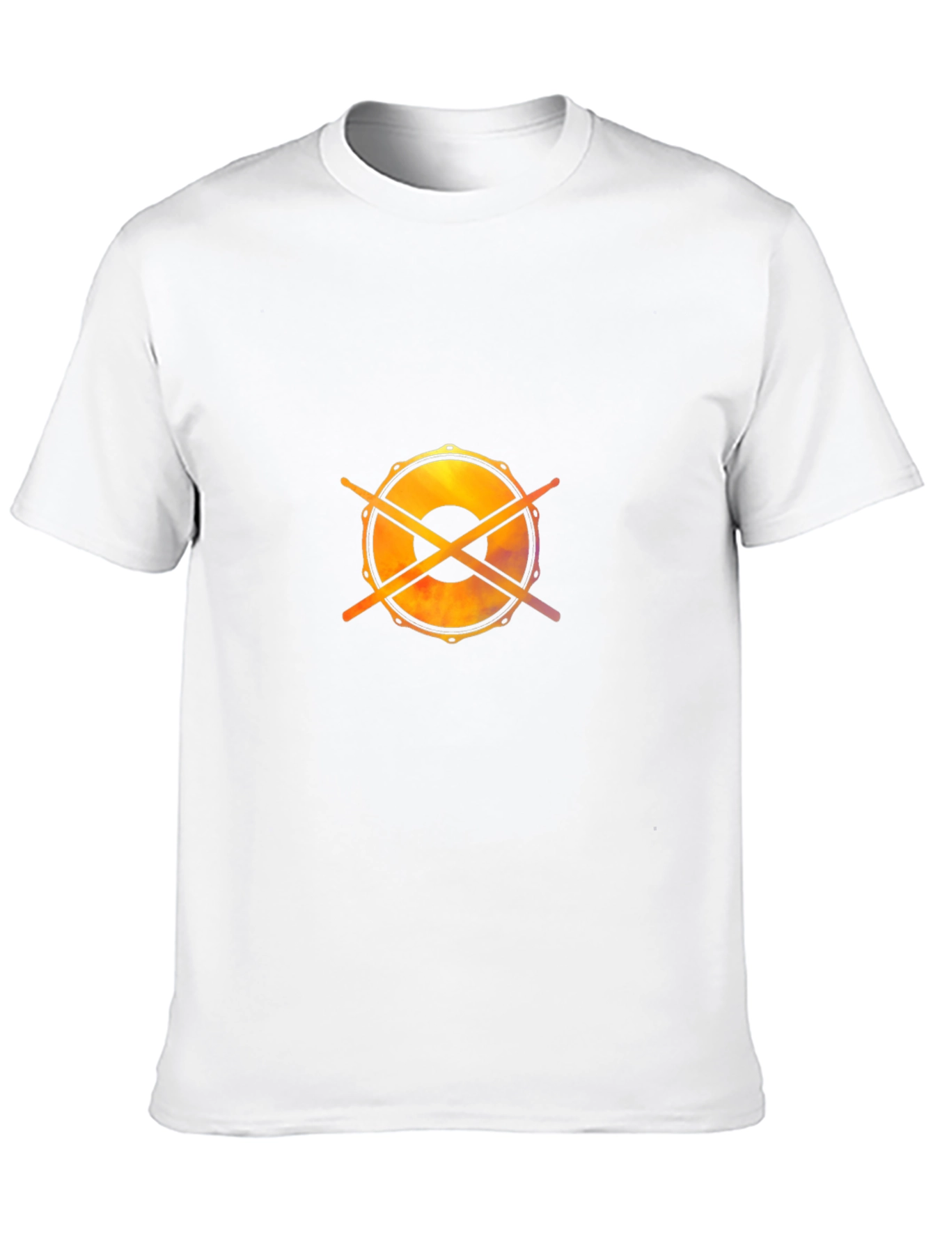 Drum Kit Graphic Tee - Musicians Black Cotton T-Shirt