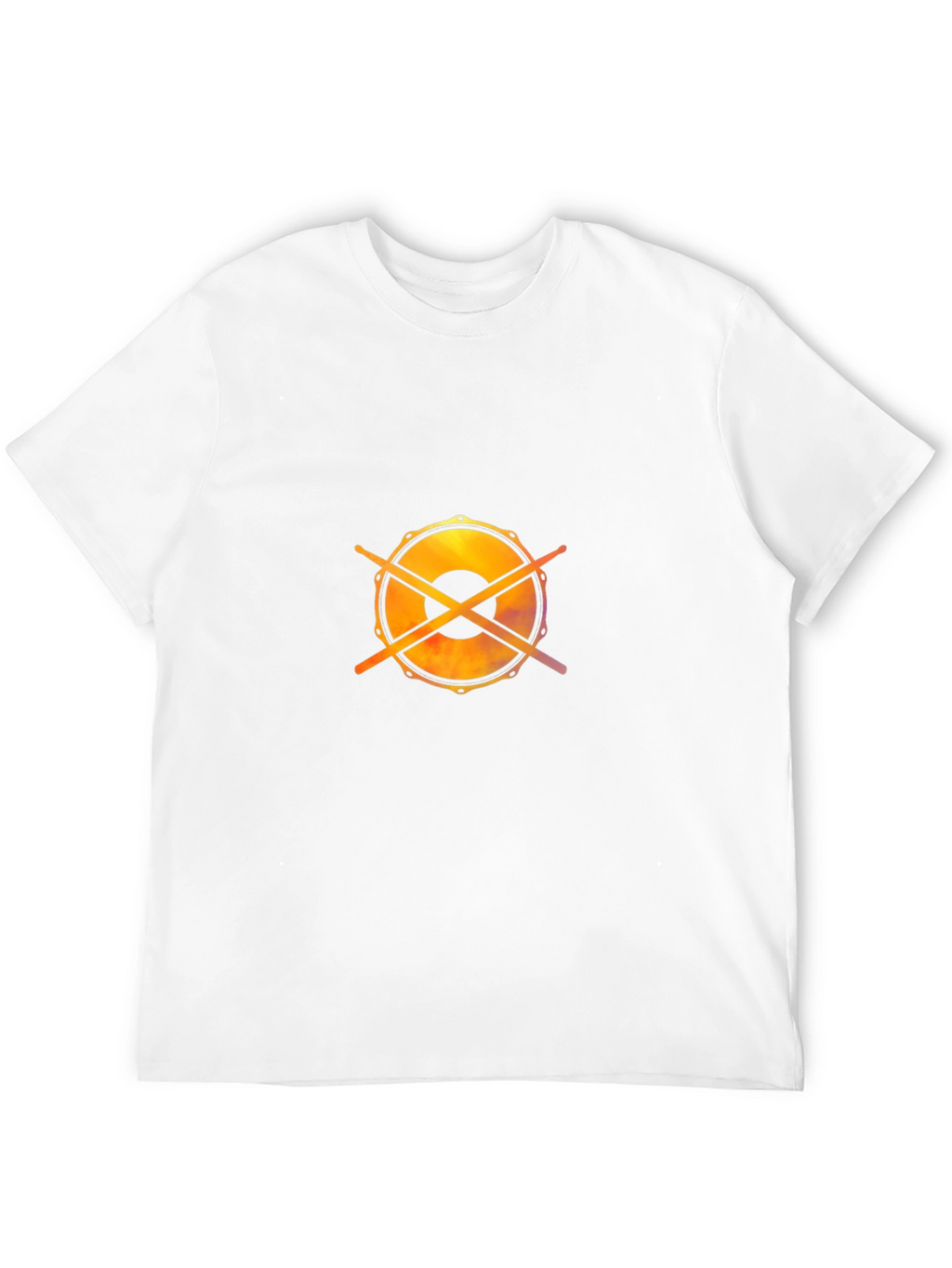 Drum Kit Graphic Tee - Musicians Black Cotton T-Shirt
