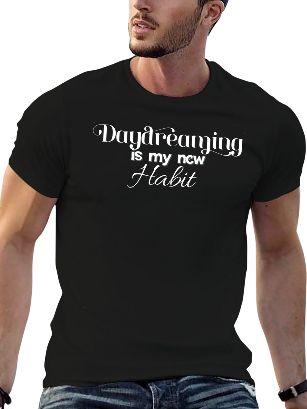 Daydreaming Habit Tee -  Novelty Graphic T-Shirt