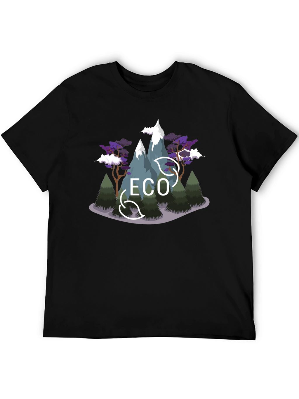 Eco Mountain Graphic Tee - Stylish & Sustainable