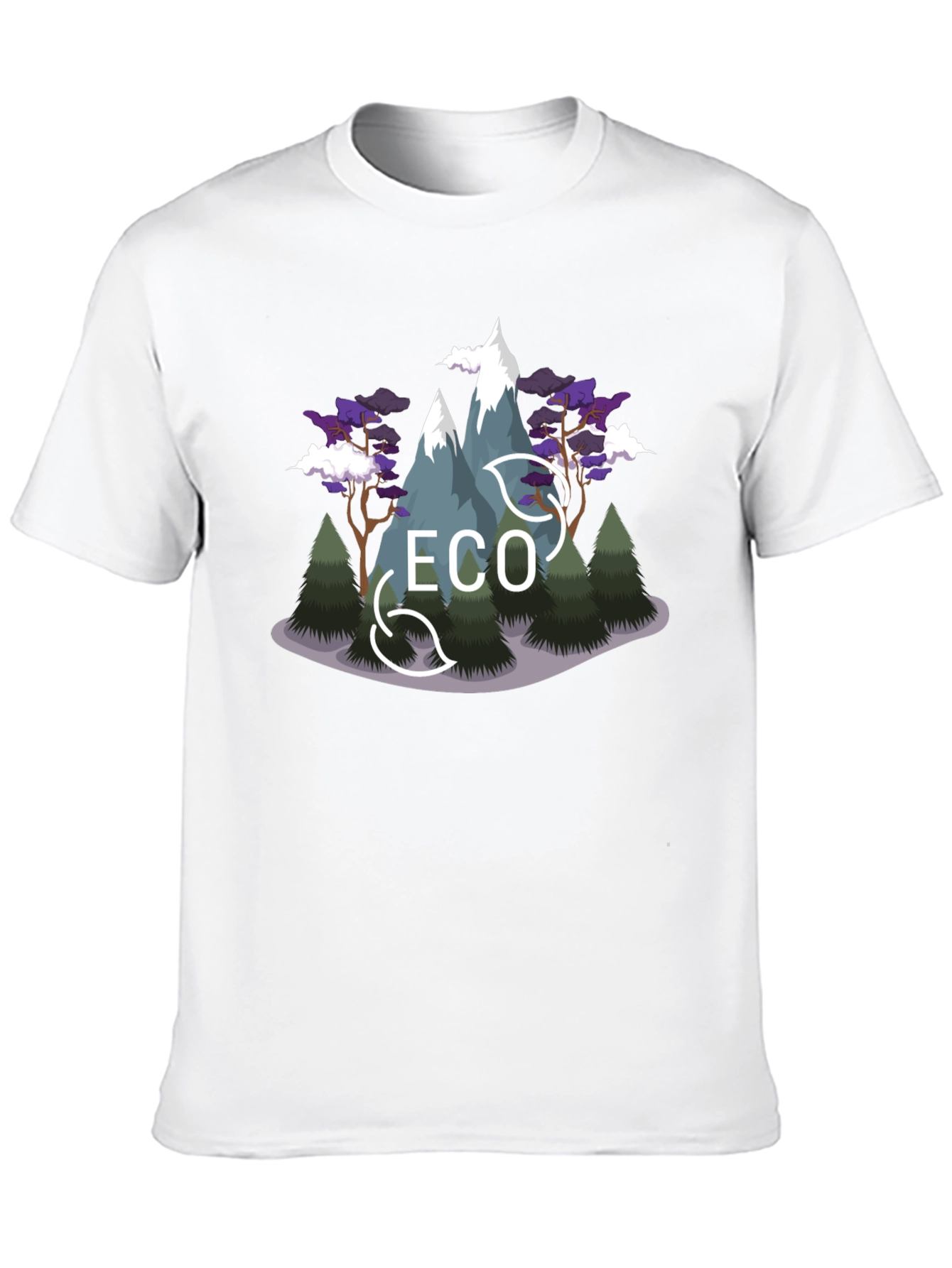 Eco Mountain Graphic Tee - Stylish & Sustainable