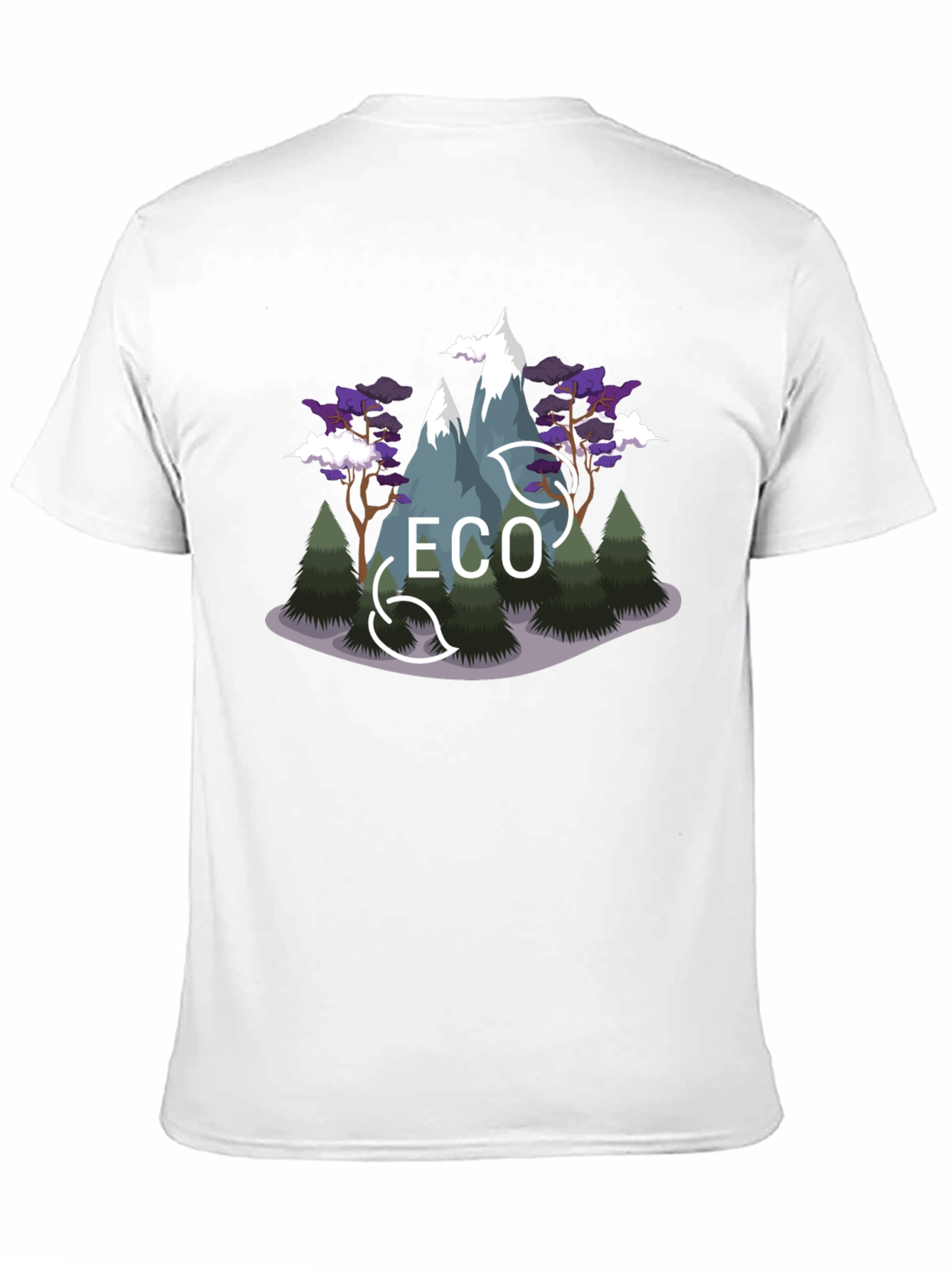 Eco Mountain Graphic Tee - Stylish & Sustainable