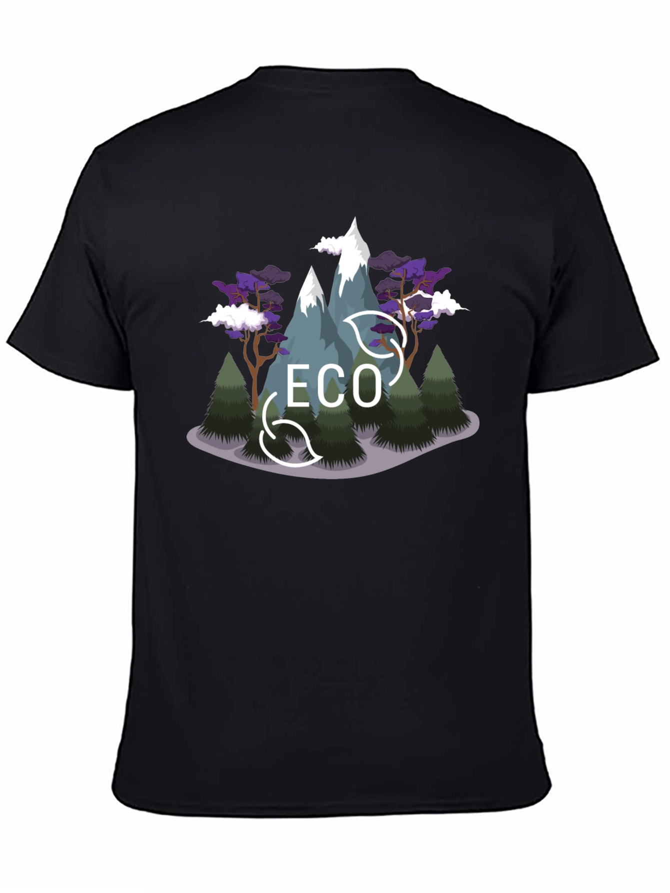 Eco Mountain Graphic Tee - Stylish & Sustainable