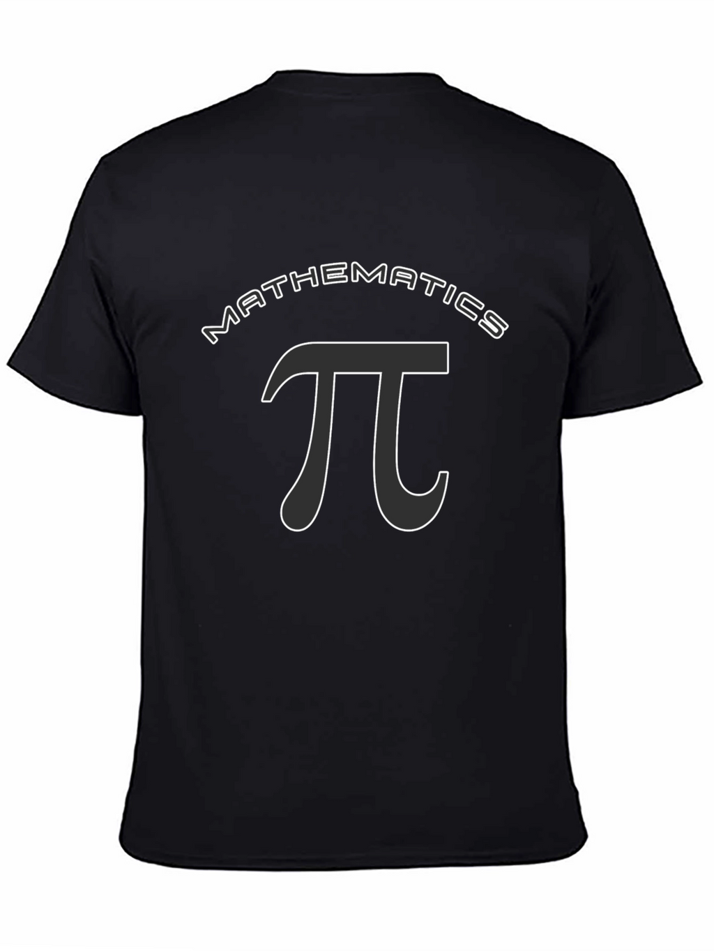 Mathematics Pi Symbol T-Shirt - Black