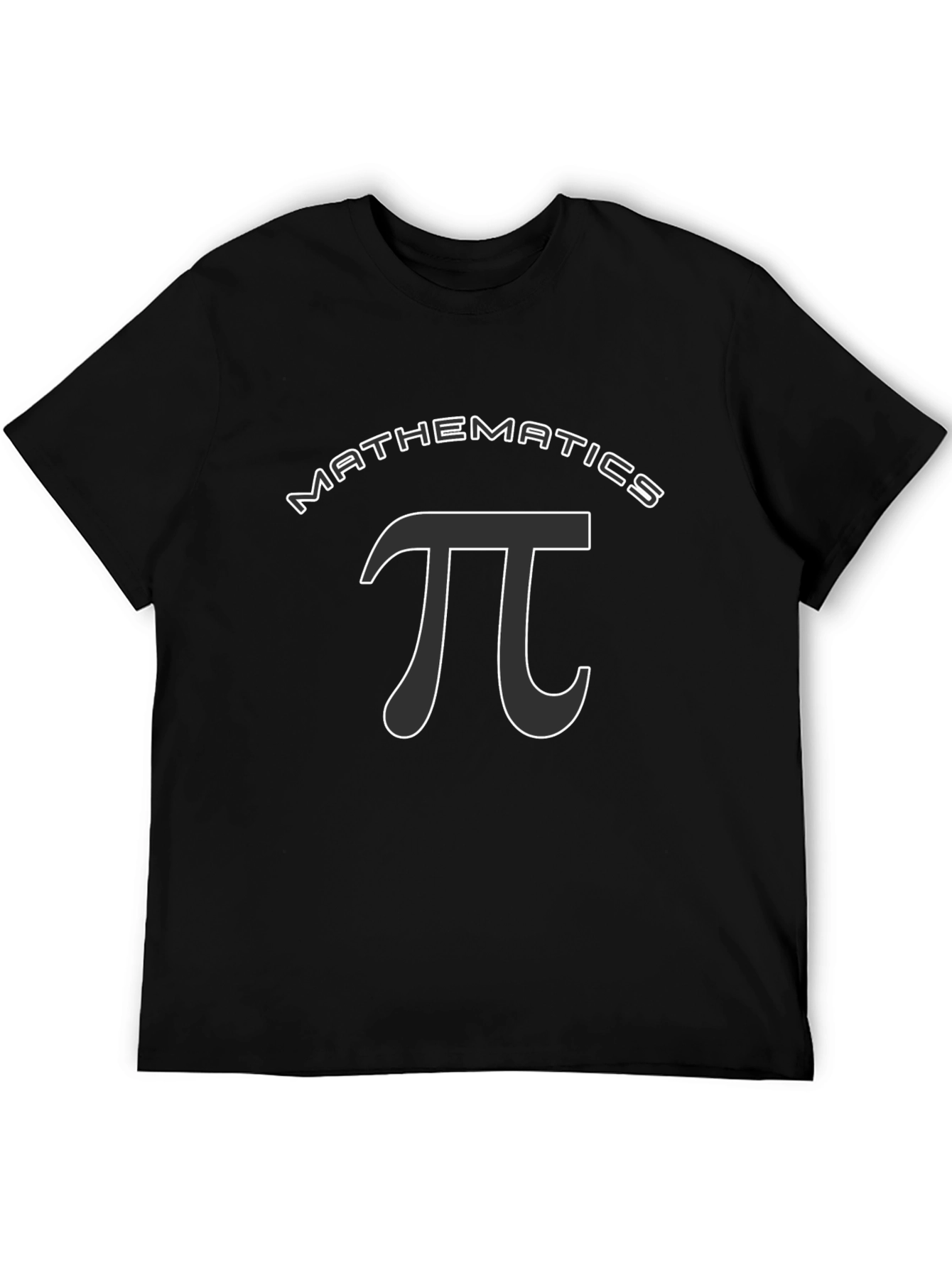 Mathematics Pi Symbol T-Shirt - Black
