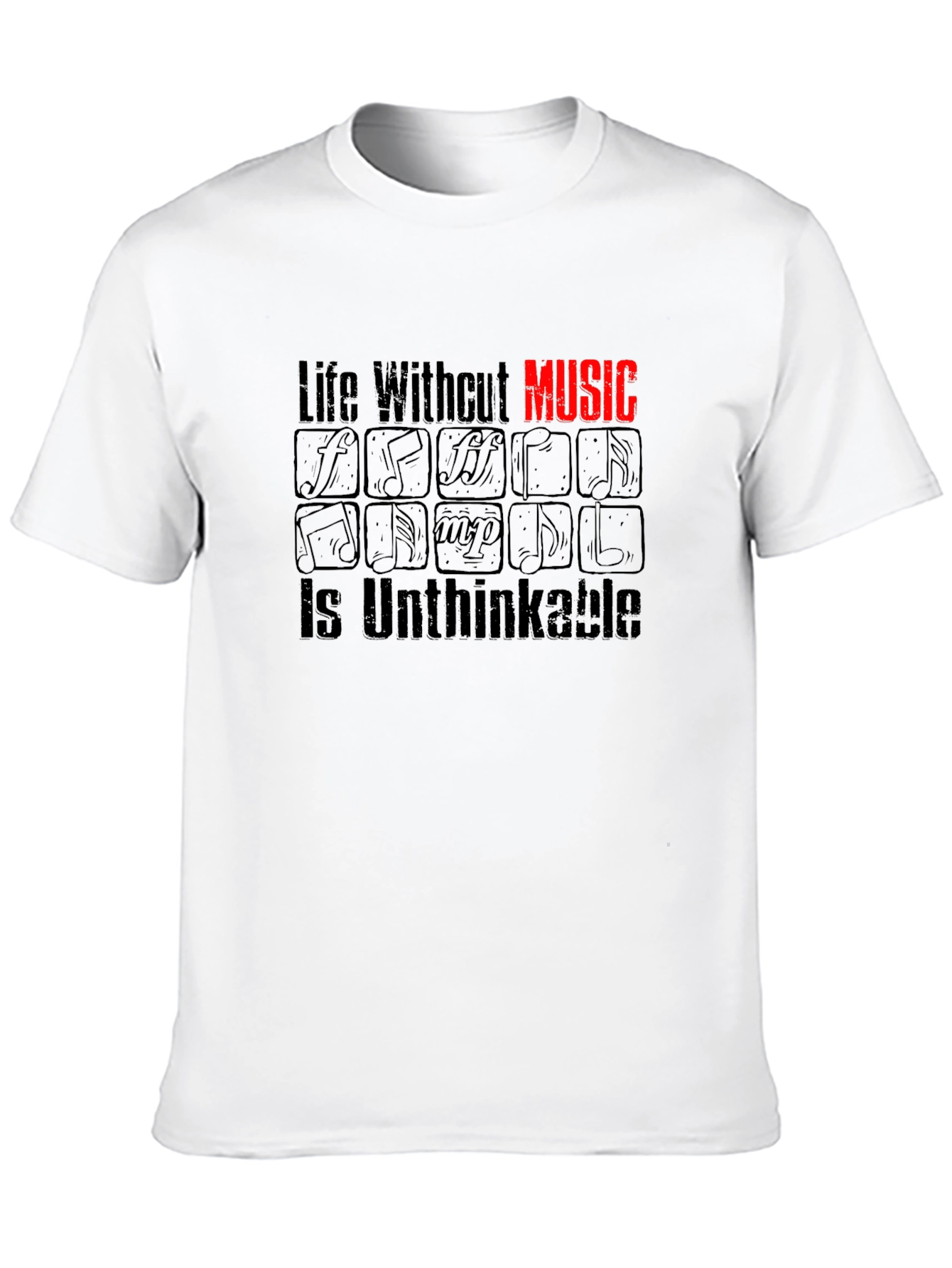 Music Lover T-Shirt - Life Without Music
