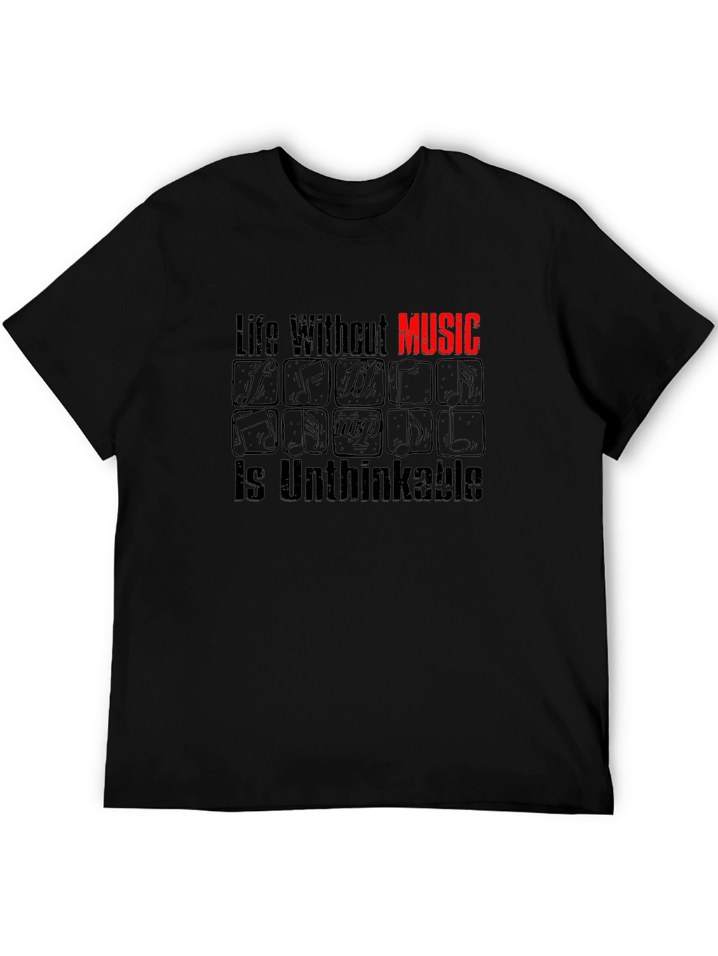 Music Lover T-Shirt - Life Without Music