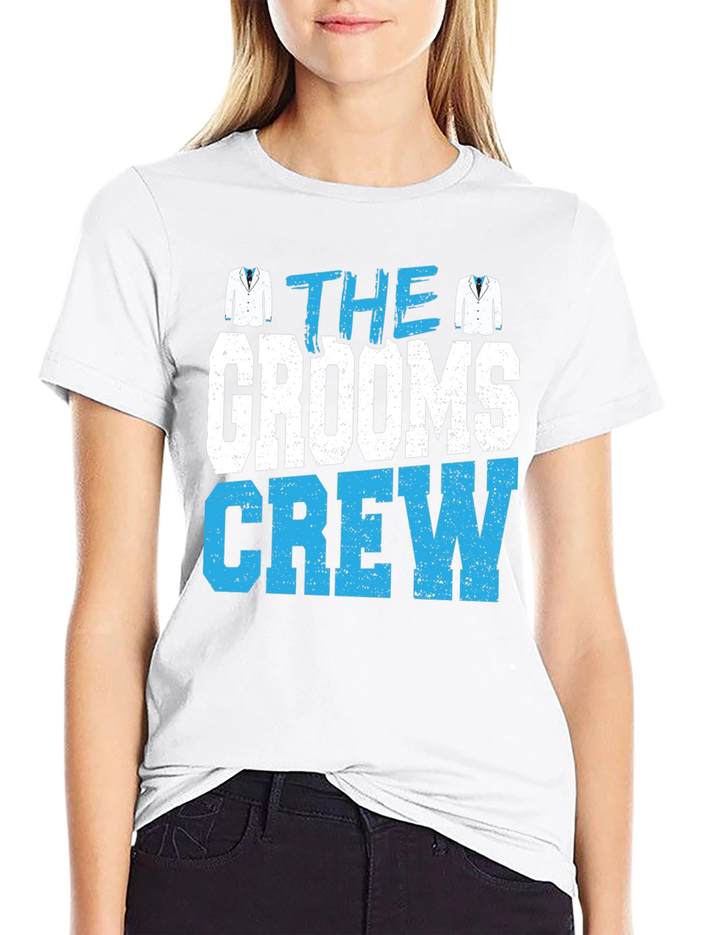 Grooms Crew Graphic Tee - Wedding Party T-Shirt