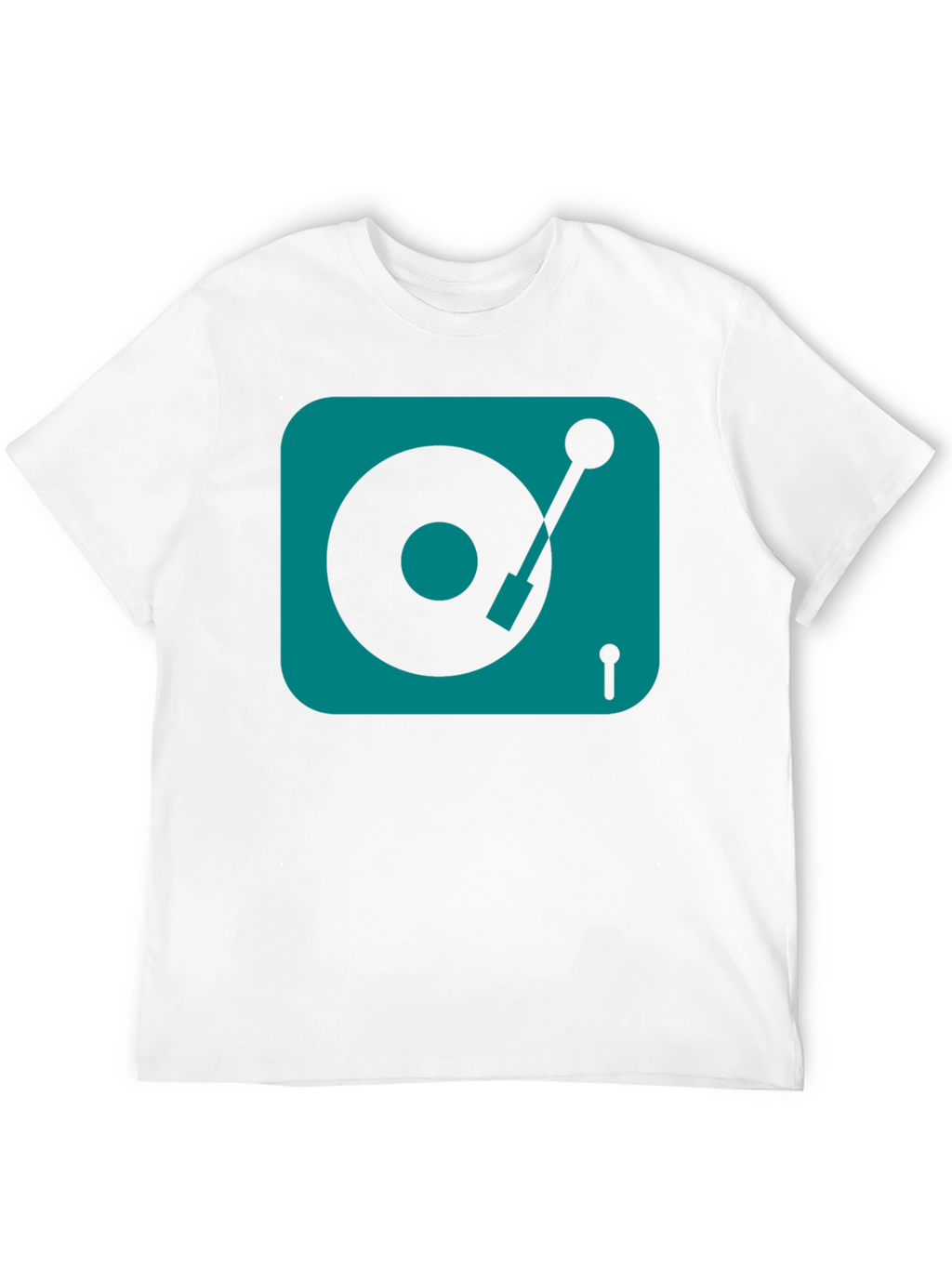 Turntable Graphic Tee - DJ Music Lover Shirt