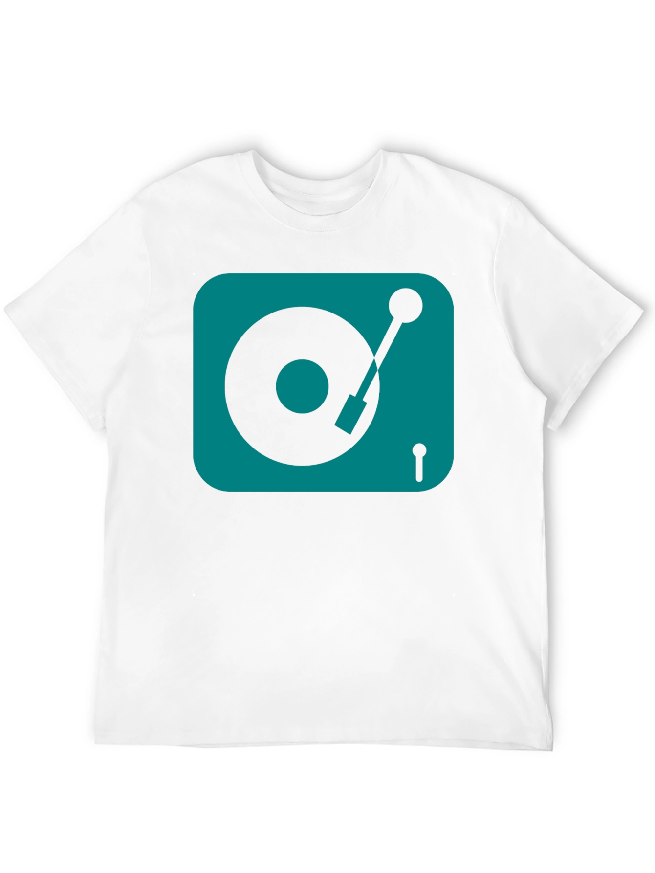 Turntable Graphic Tee - DJ Music Lover Shirt