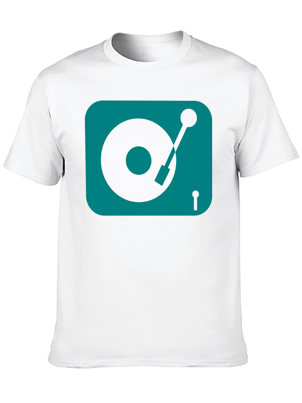Turntable Graphic Tee - DJ Music Lover Shirt