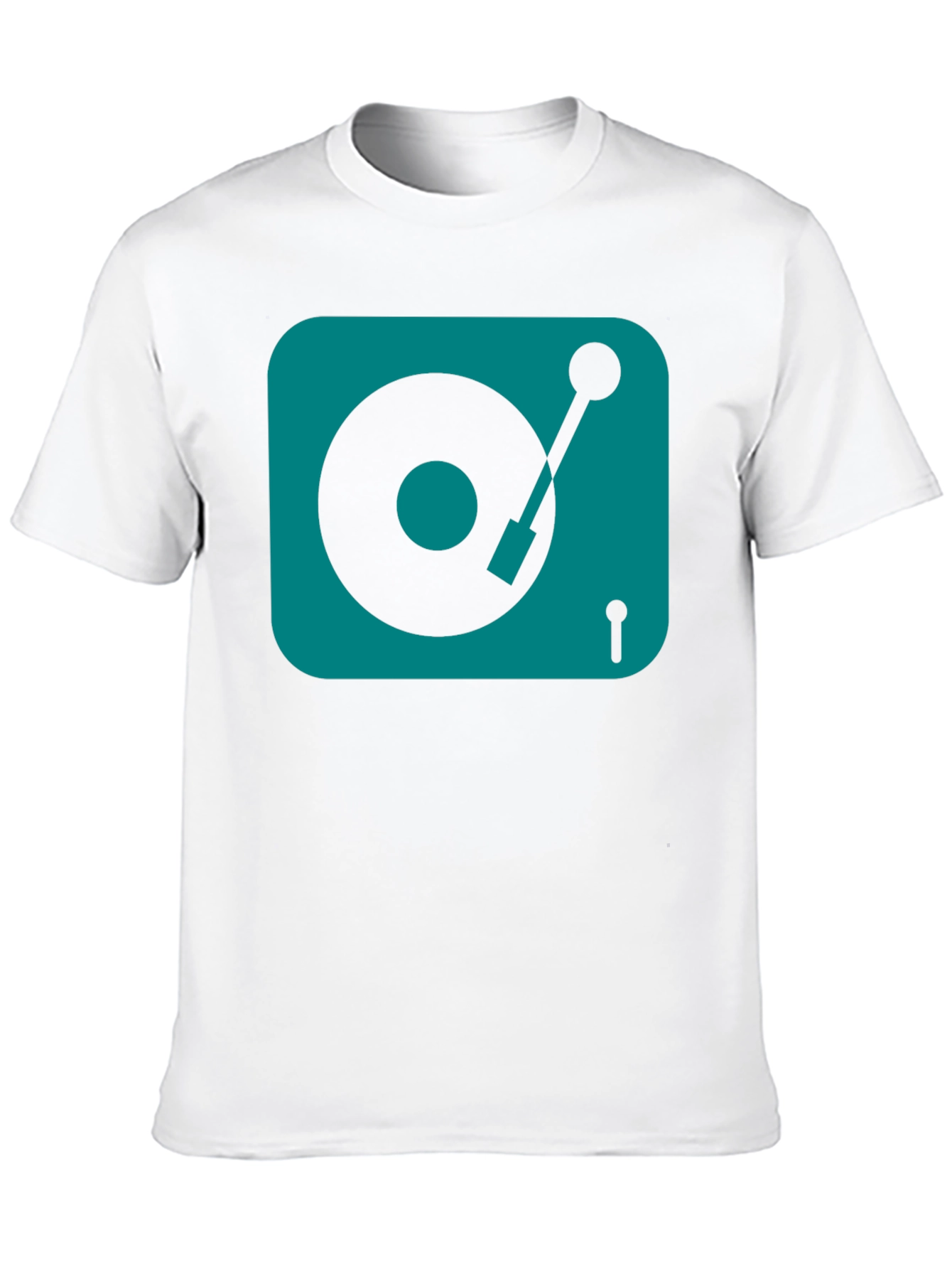 Turntable Graphic Tee - DJ Music Lover Shirt