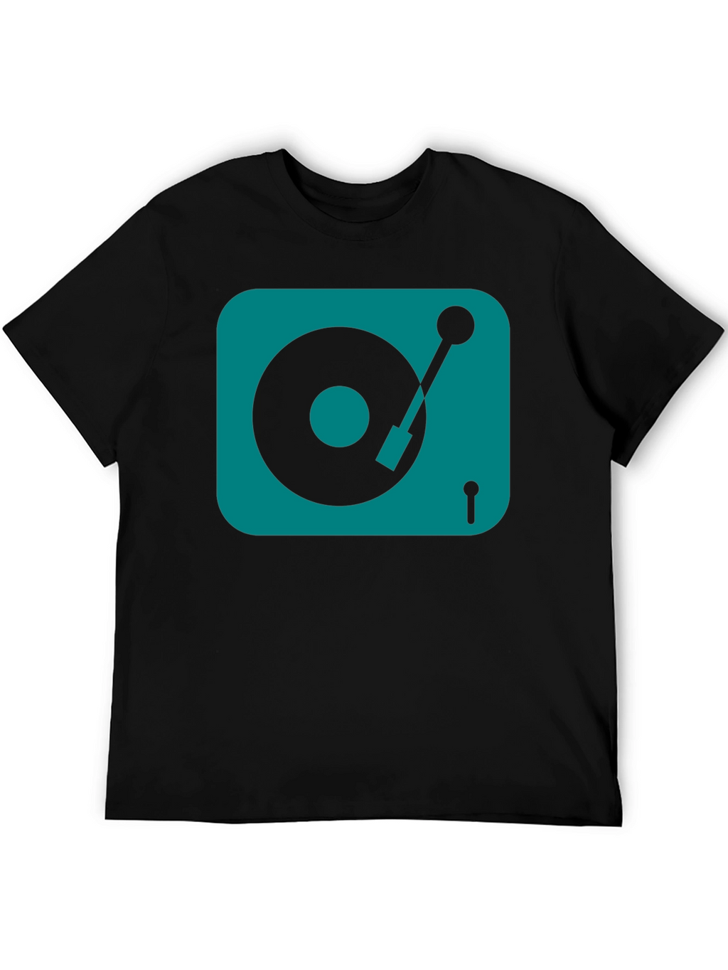 Turntable Graphic Tee - DJ Music Lover Shirt