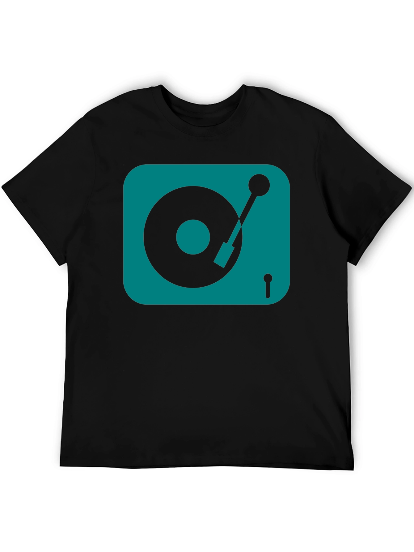 Turntable Graphic Tee - DJ Music Lover Shirt