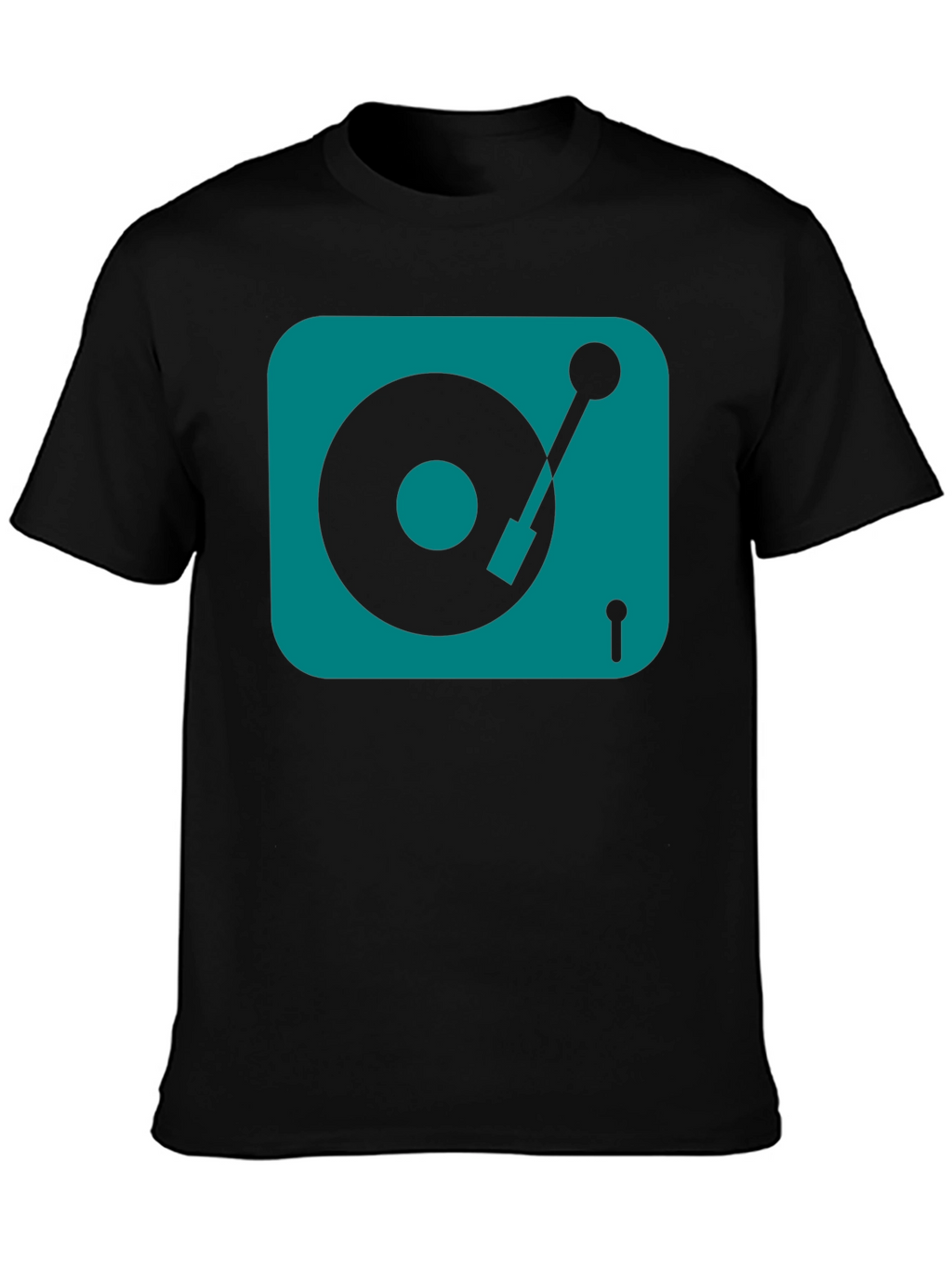 Turntable Graphic Tee - DJ Music Lover Shirt