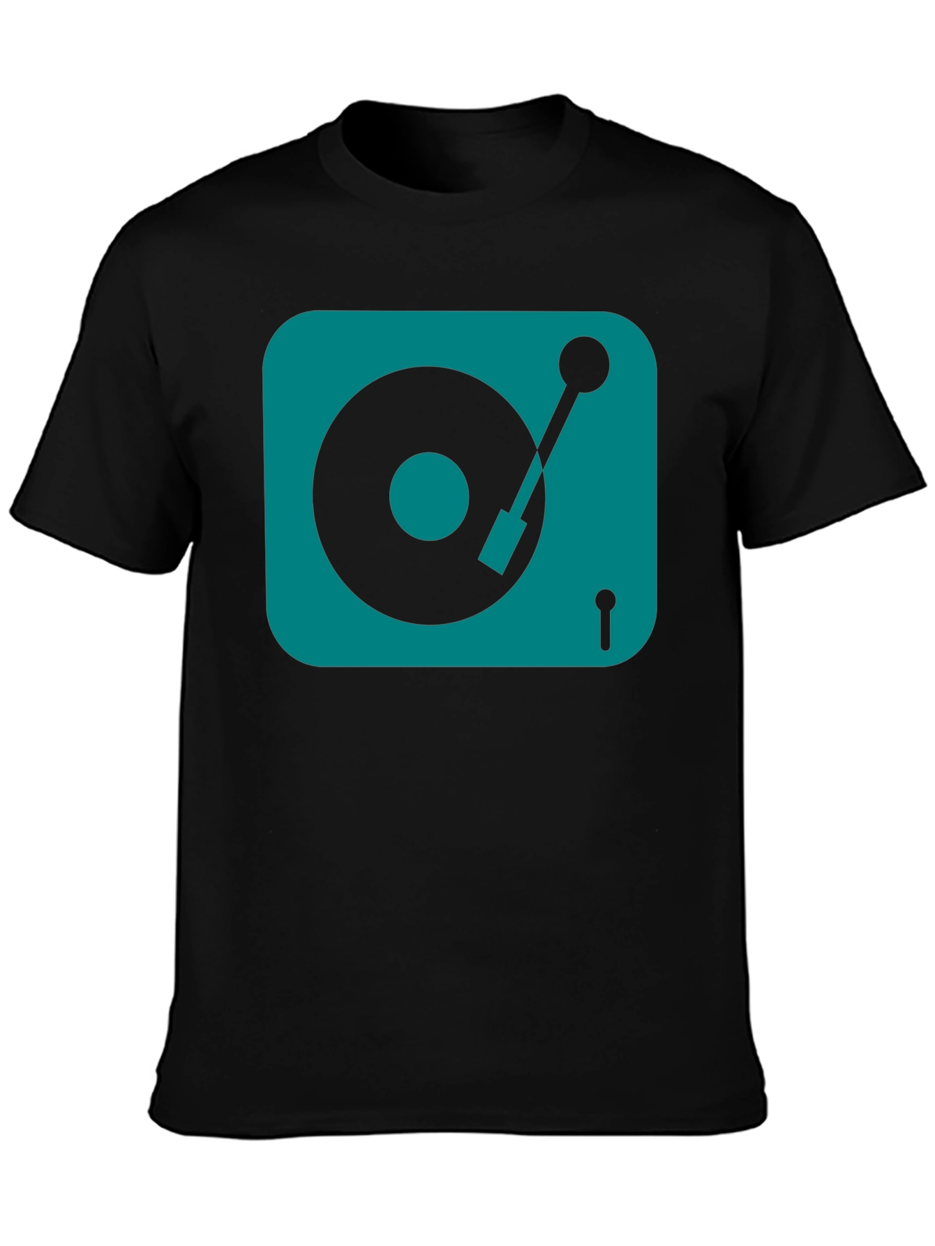 Turntable Graphic Tee - DJ Music Lover Shirt