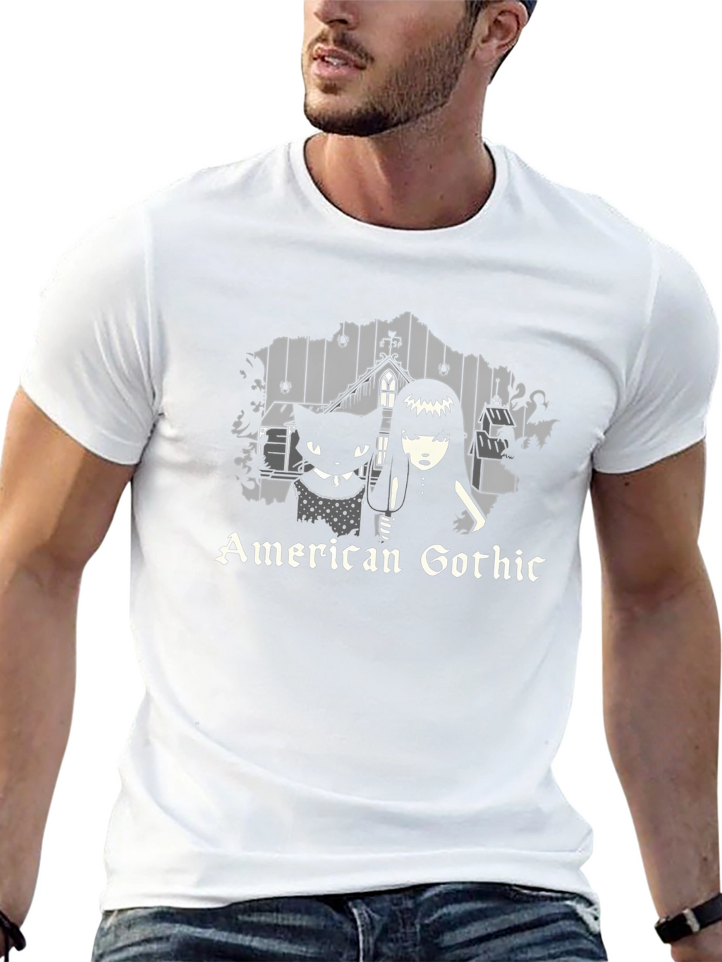 American Gothic Spooky T-Shirt