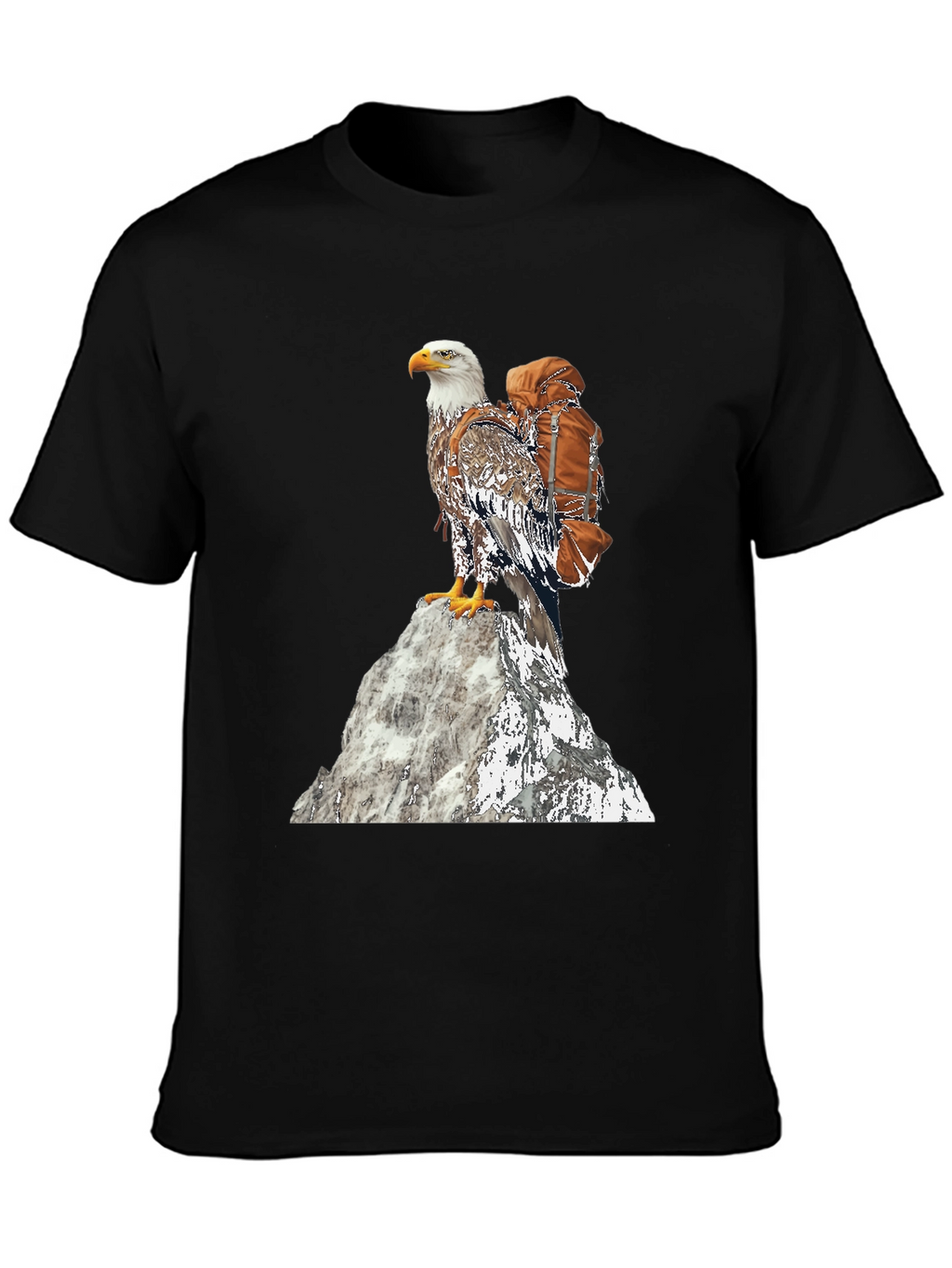 Eagle on Mountain T-Shirt - Adventure Ready!