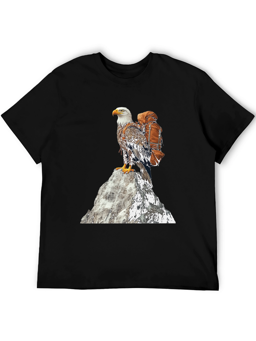 Eagle on Mountain T-Shirt - Adventure Ready!