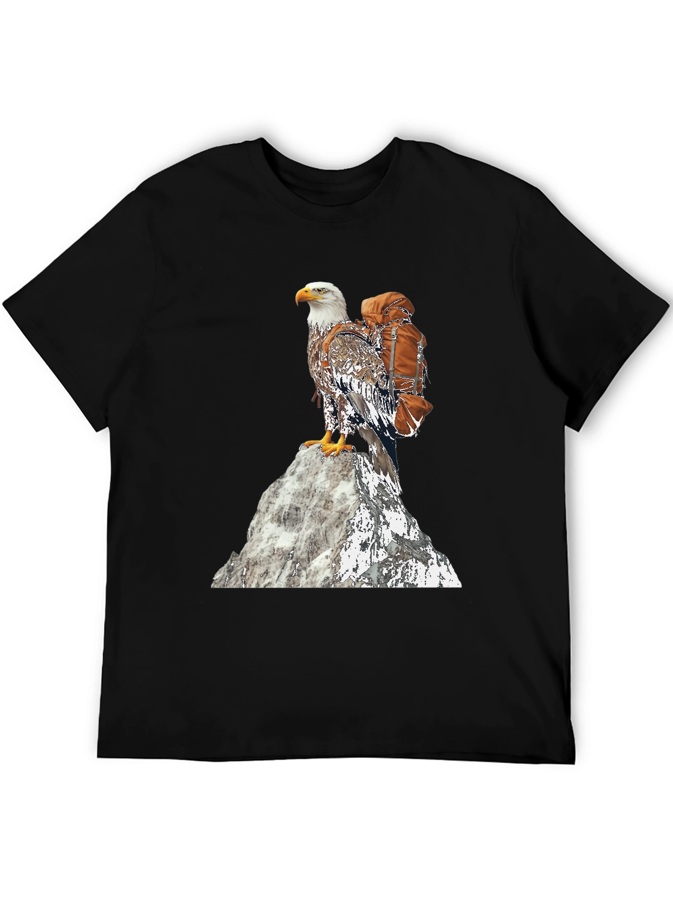Eagle on Mountain T-Shirt - Adventure Ready!