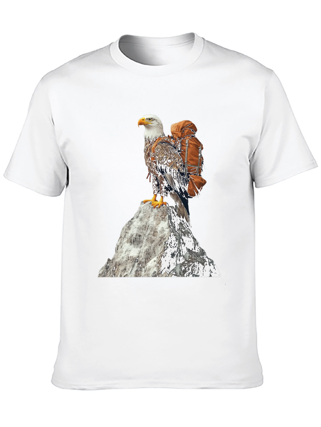 Eagle on Mountain T-Shirt - Adventure Ready!